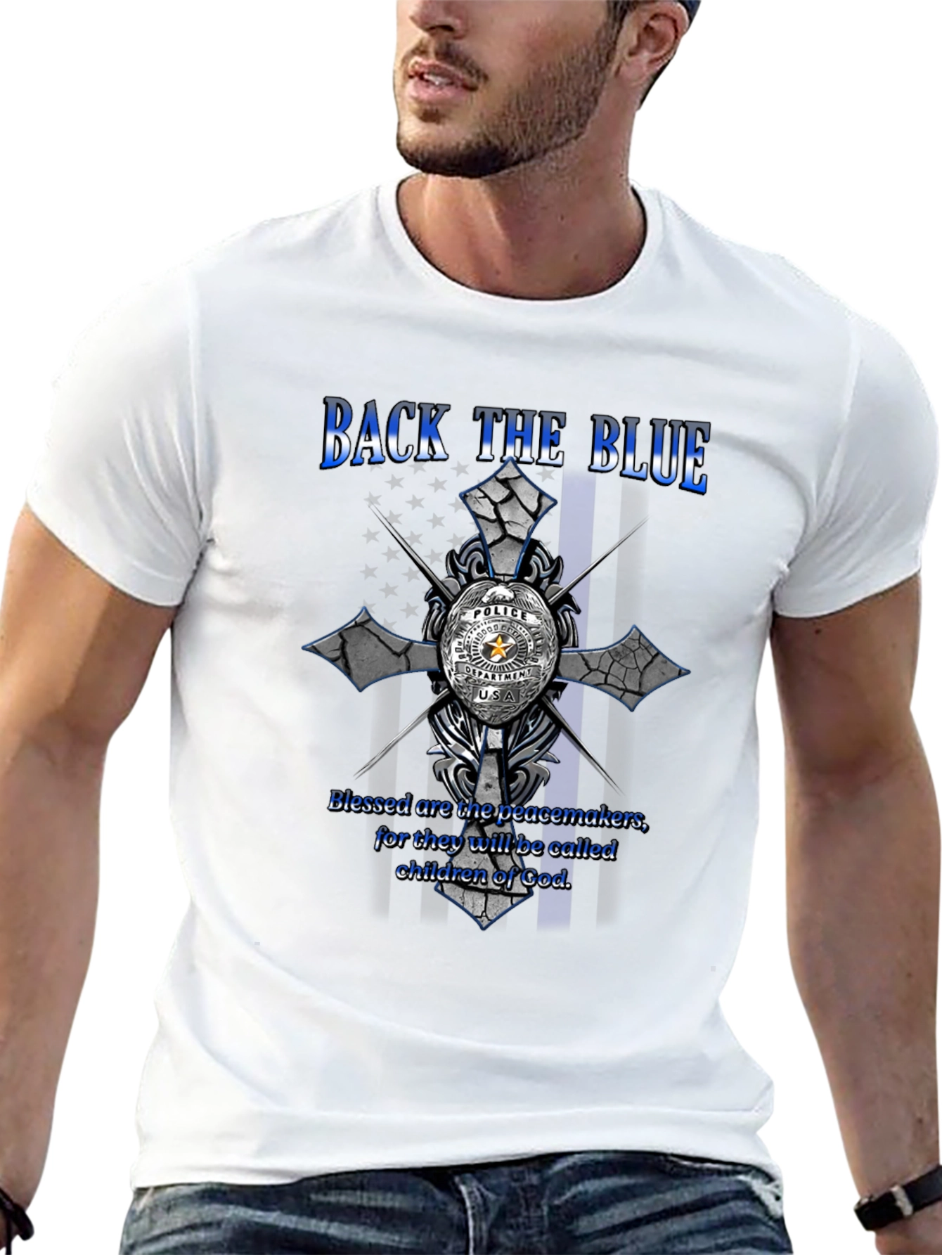 Back the Blue T-Shirt - Police Support