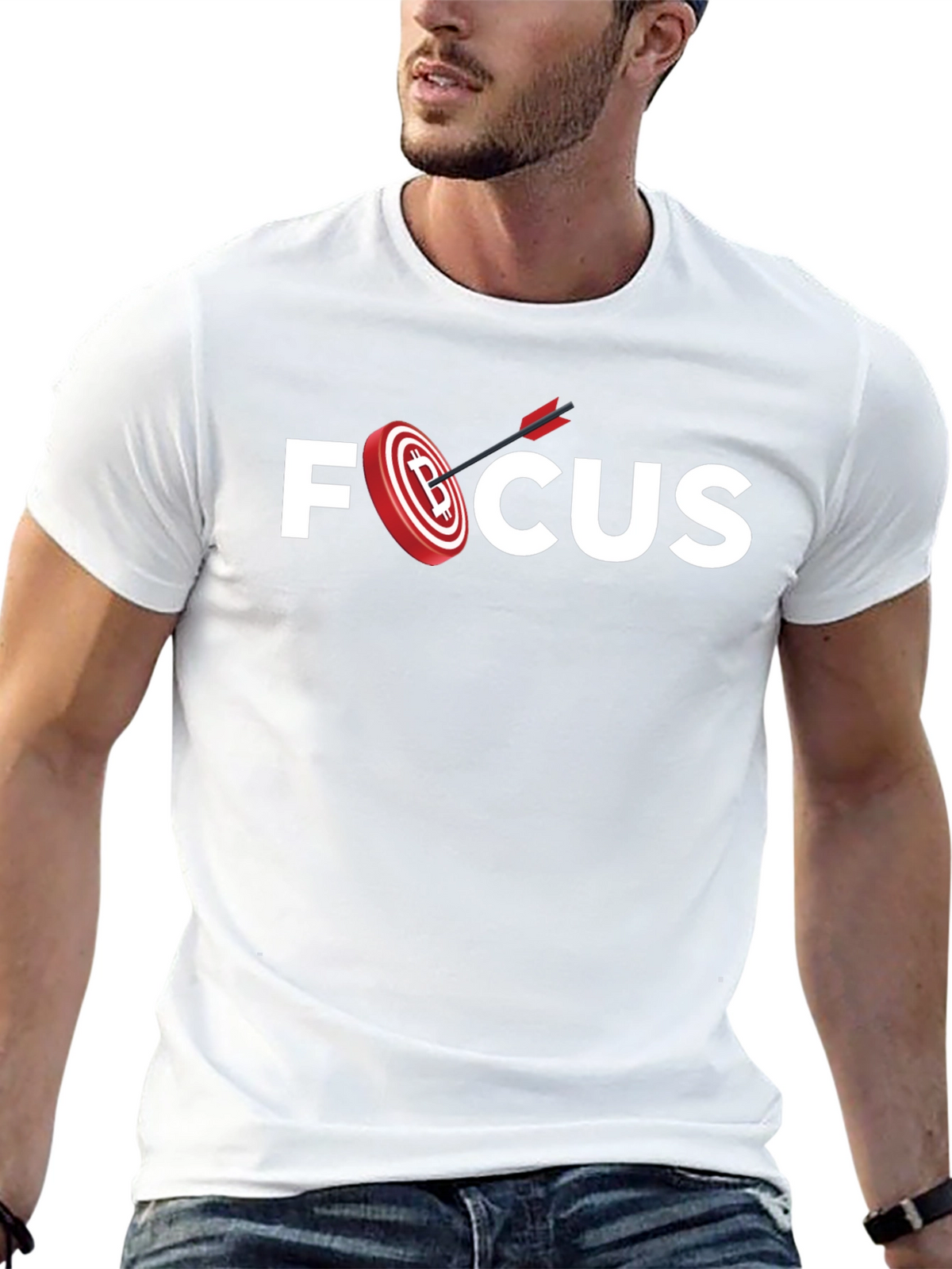 Focus Bitcoin Bullseye T-Shirt