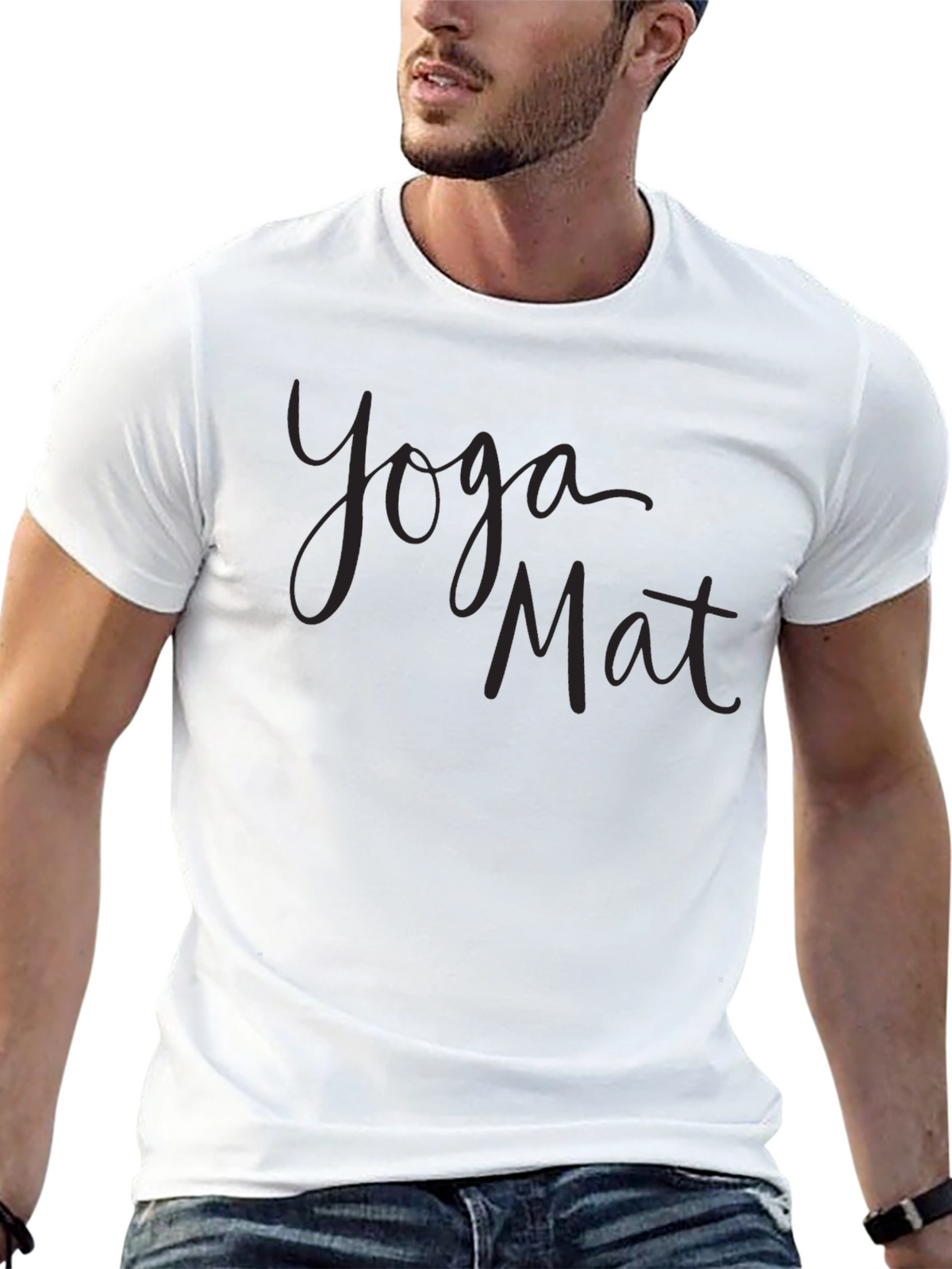 Yoga Mat Graphic T-Shirt