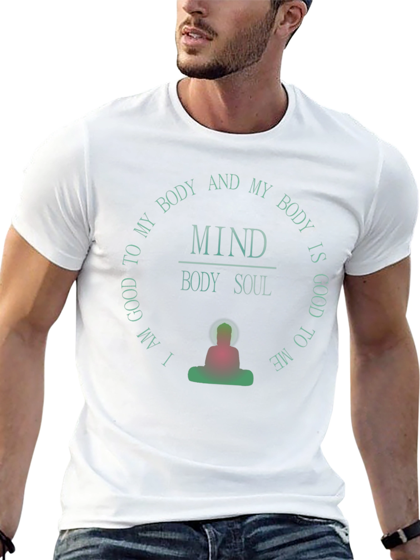 Mind Body Soul T-Shirt - Good Vibes