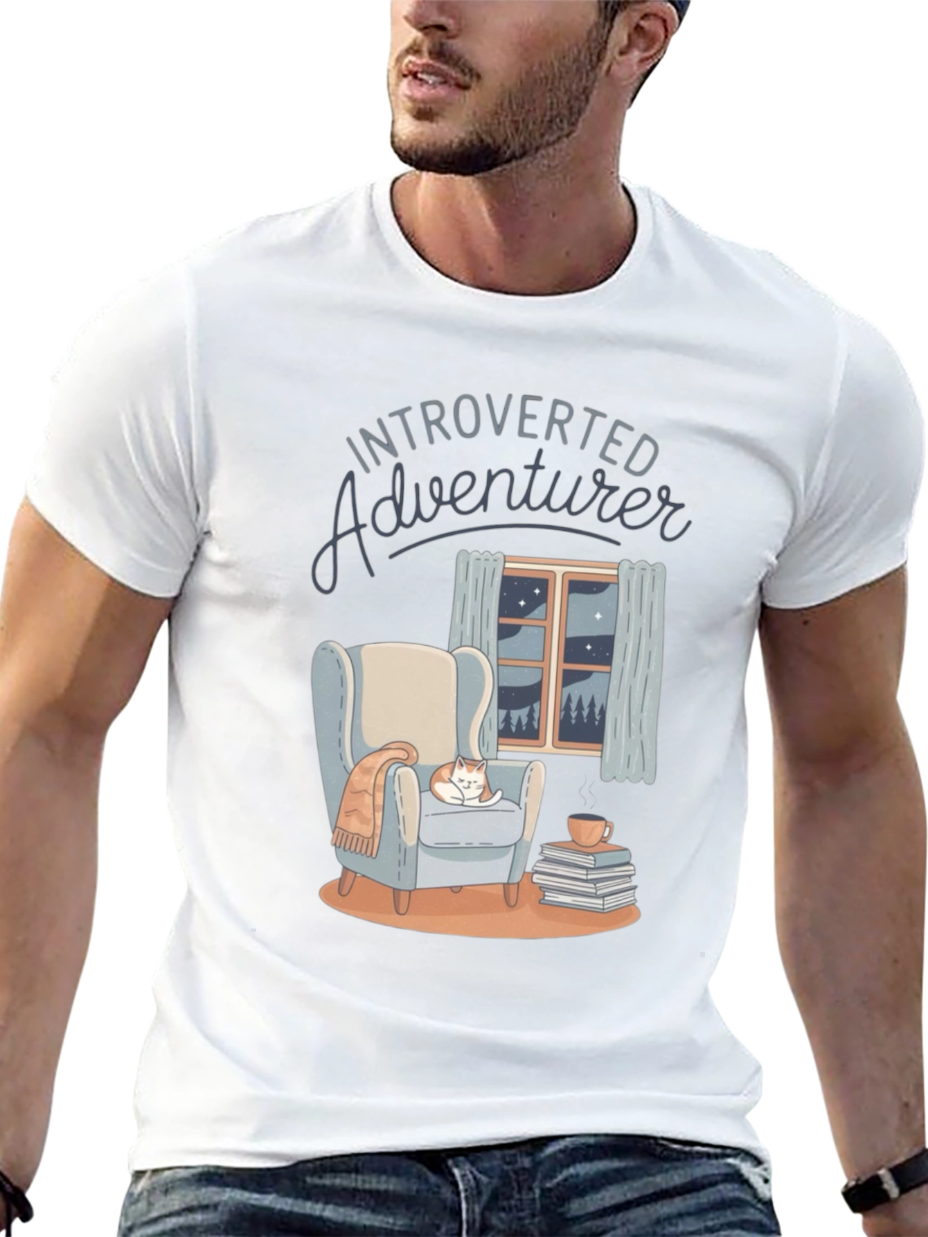 Introverted Adventurer Comfort Graphic Tee