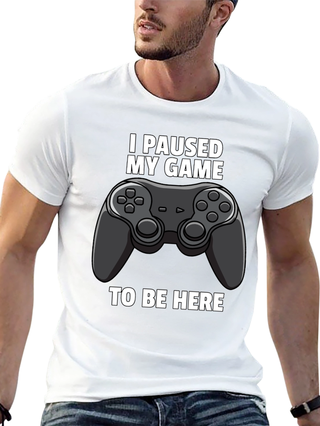 I Paused My Game to Be Here Graphic Tee