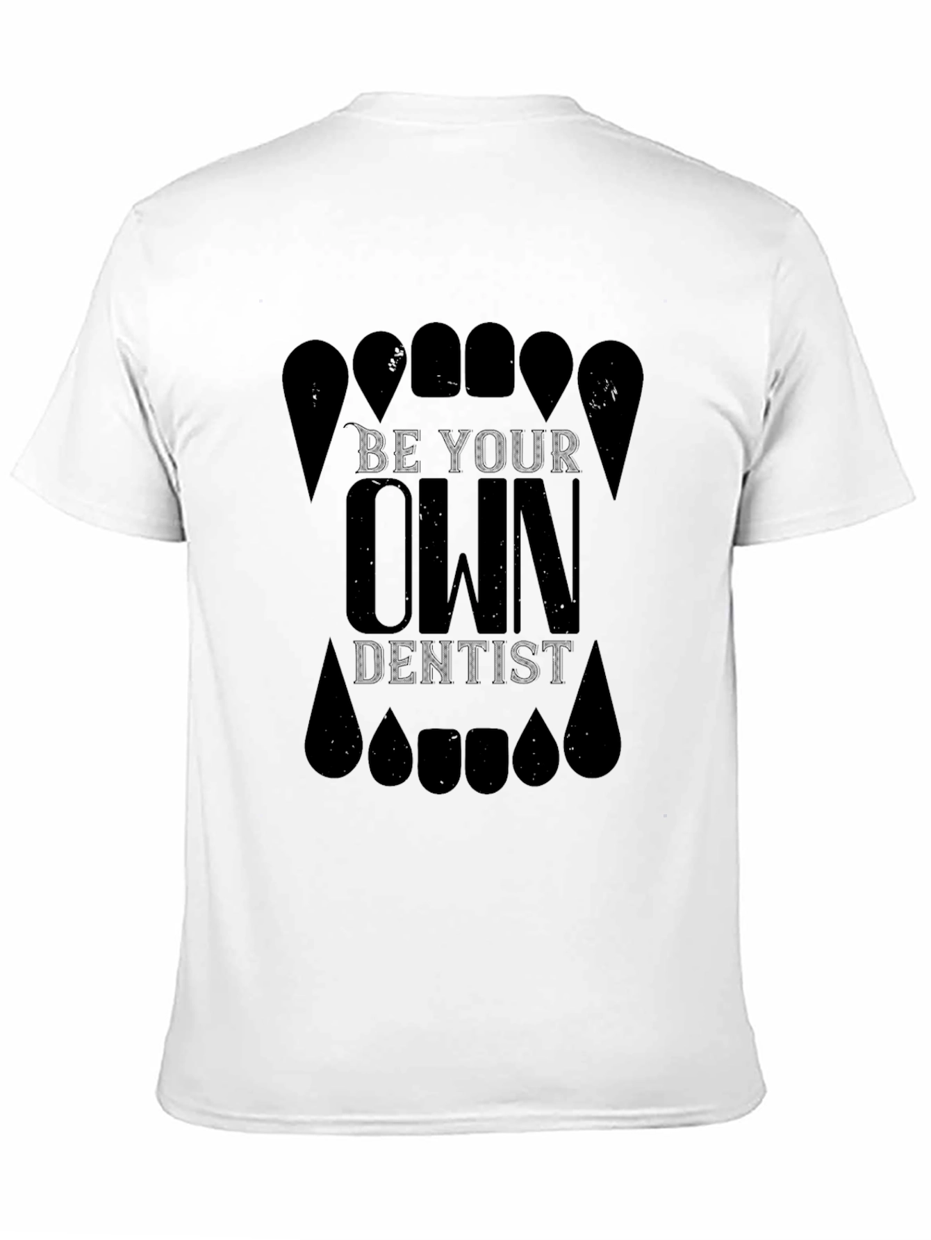 Be Your Own Dentist Black Graphic Tee