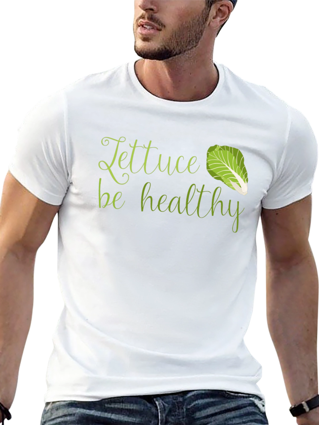 Lettuce Be Healthy T-Shirt - Unisex