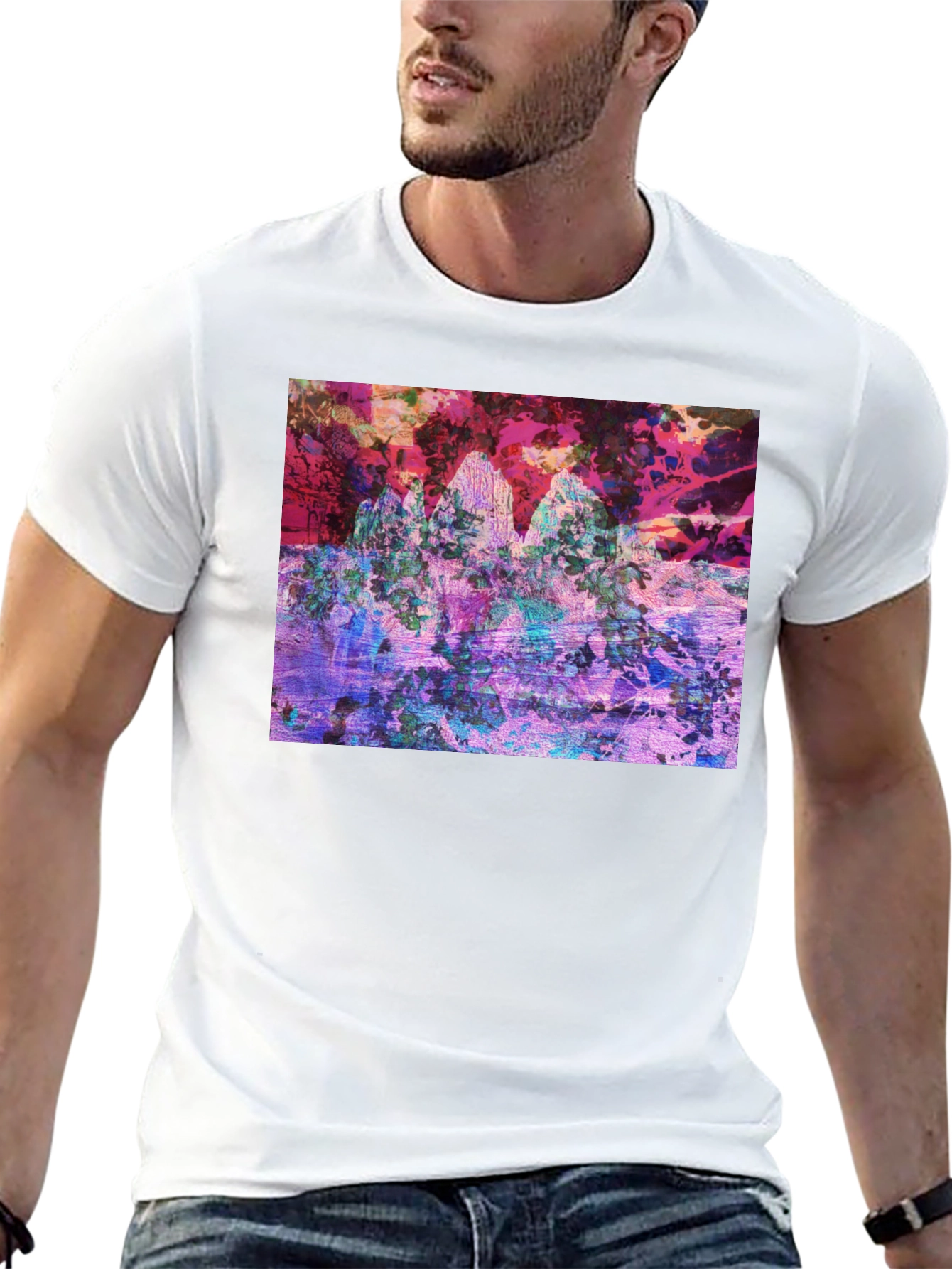 Abstract Mountain T-Shirt