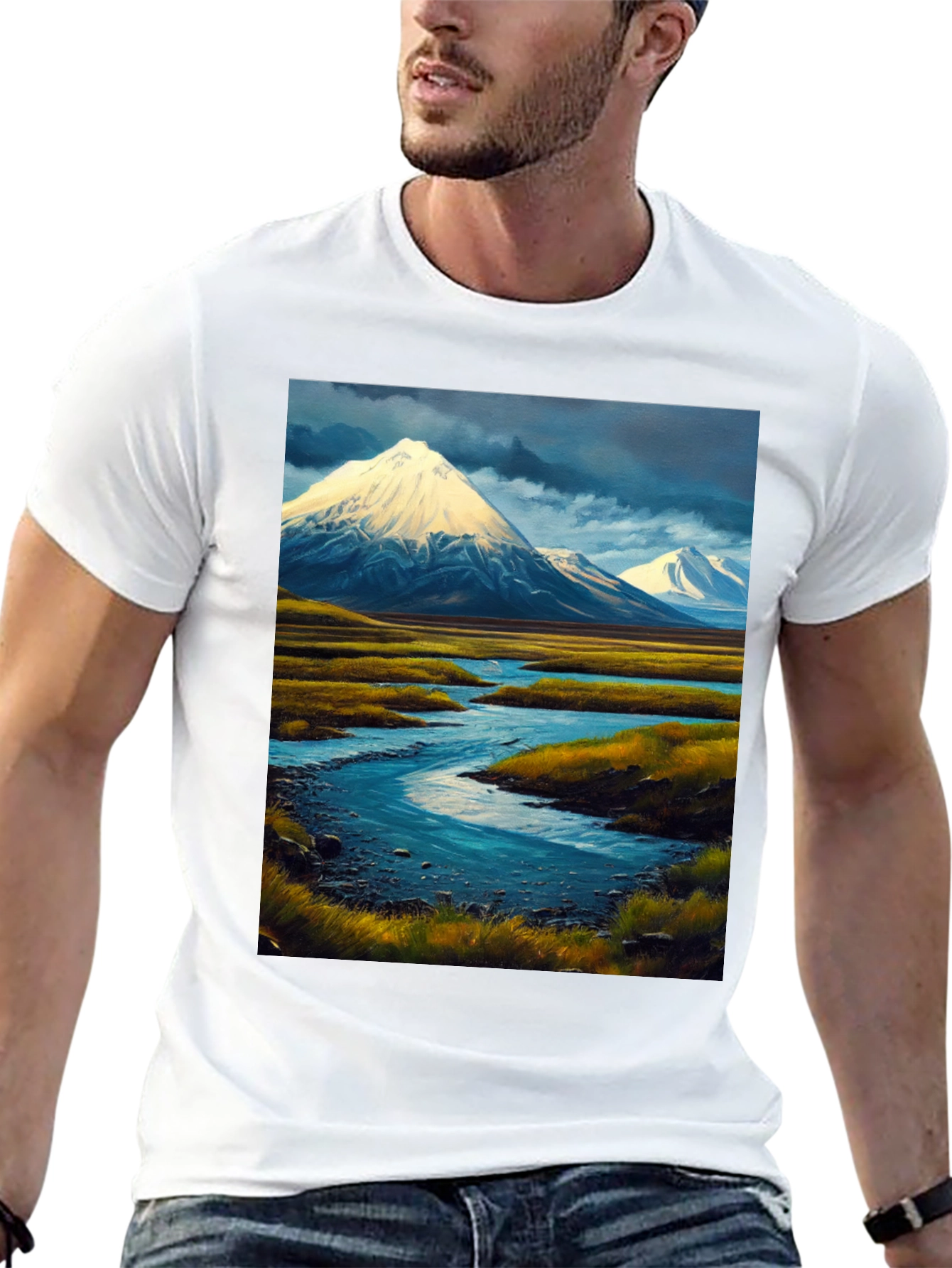 Mountain River Landscape Tee