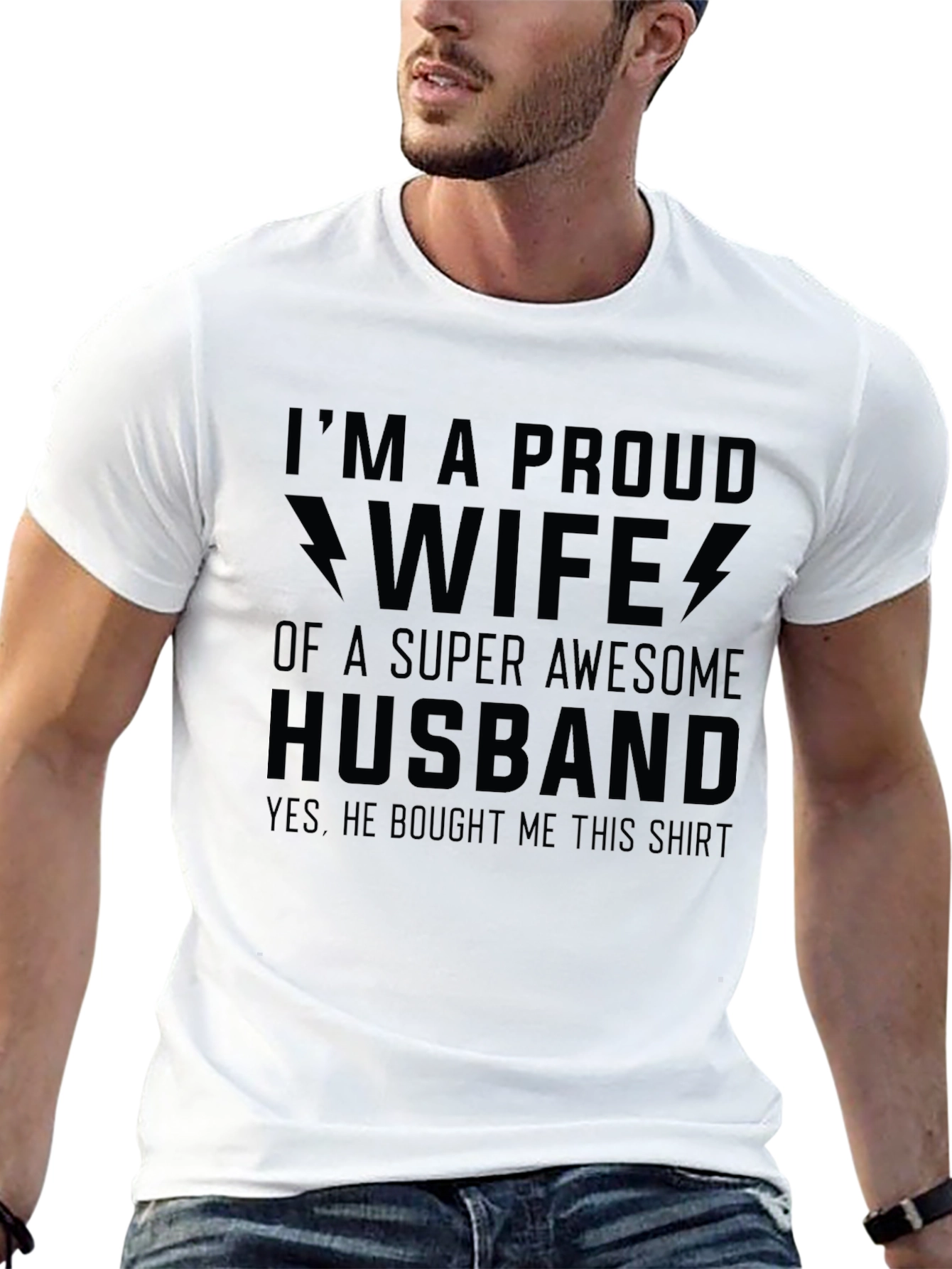 Proud Wife of Super Awesome Husband T-Shirt