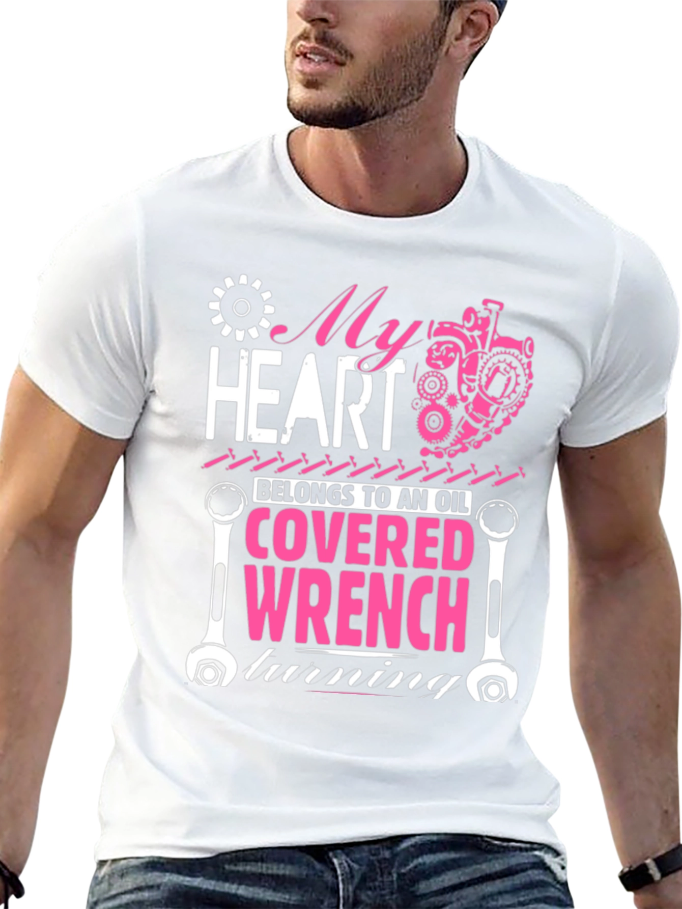 My Heart Belongs to an Oil Covered Wrench T-Shirt