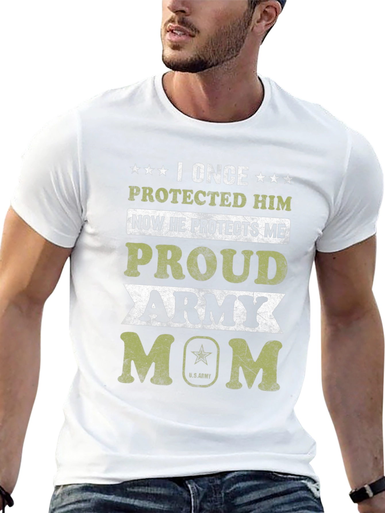 Proud Army Mom T-Shirt - Military Support