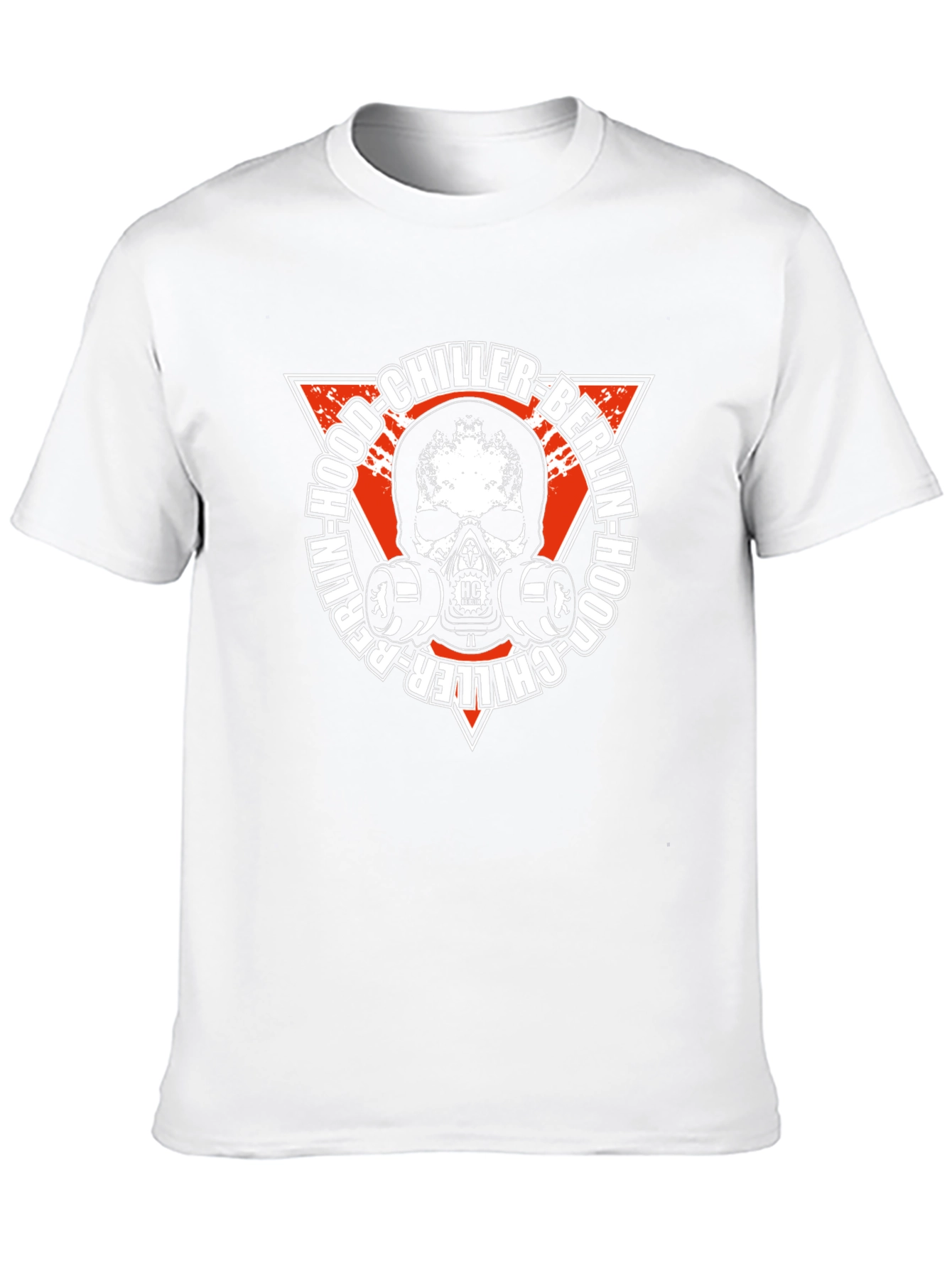 Berlin Hood Chiller Skull Graphic Tee