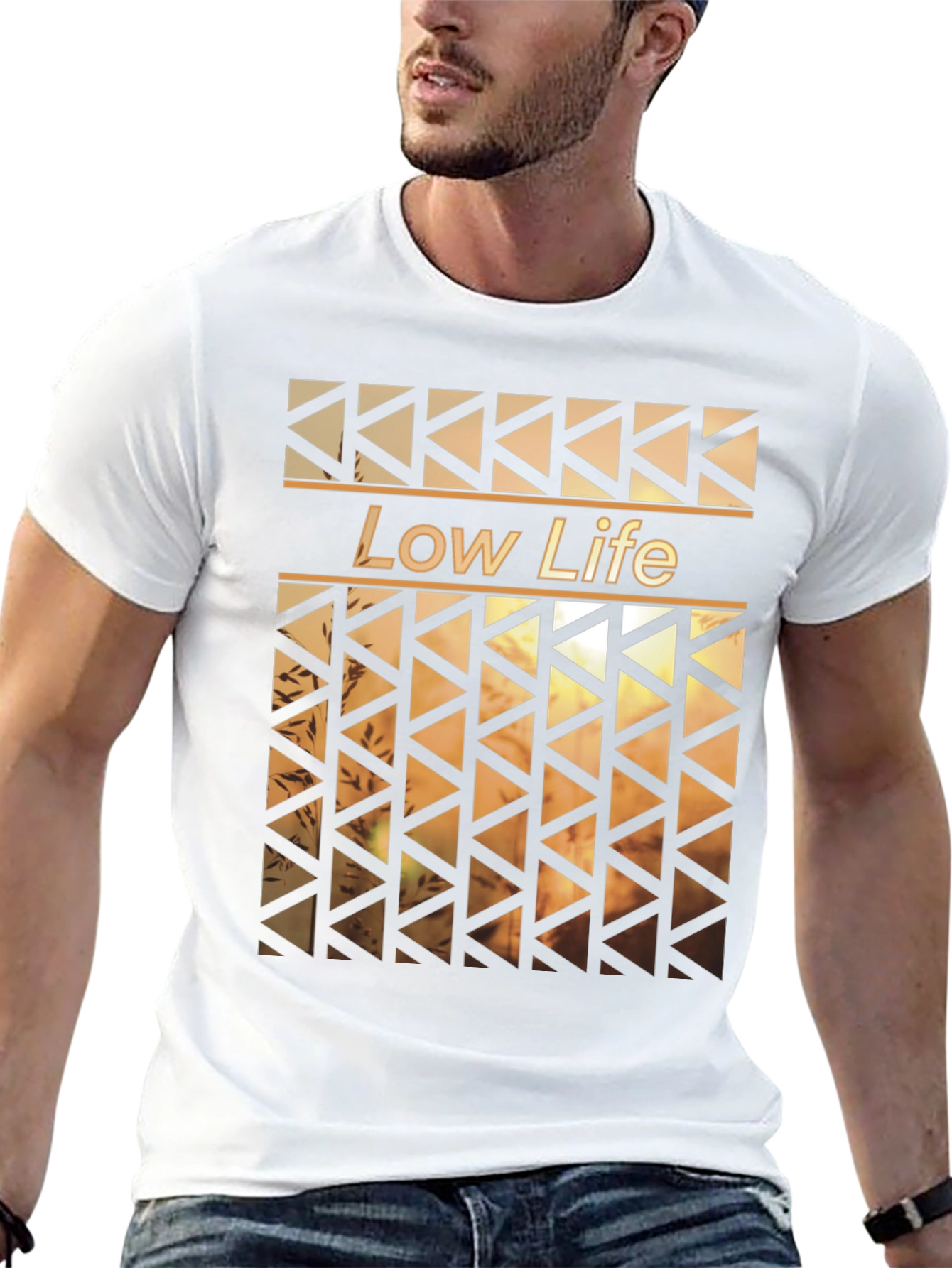 Low Life Graphic Print Mens T-Shirt