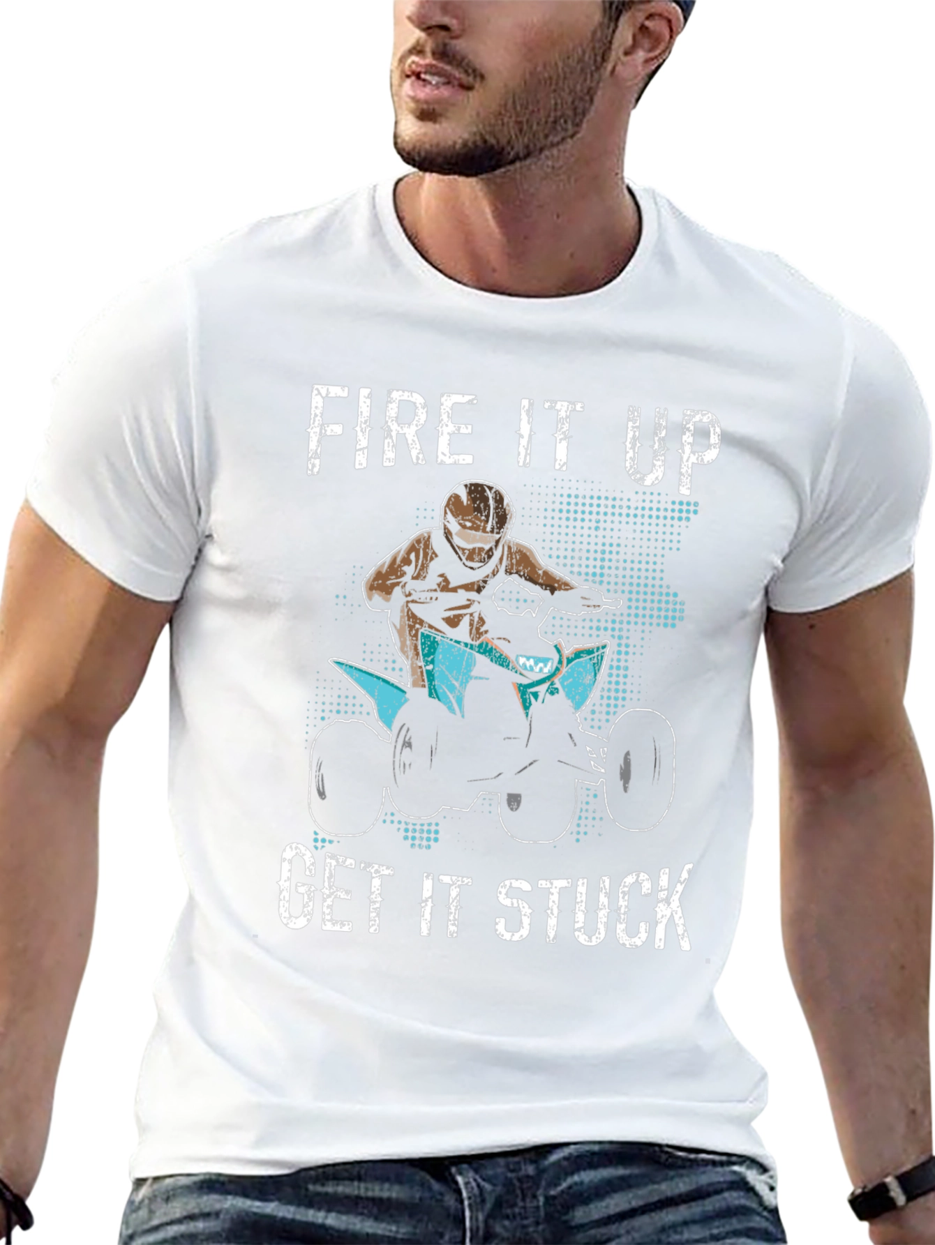 Fire It Up Get It Stuck Graphic T-Shirt