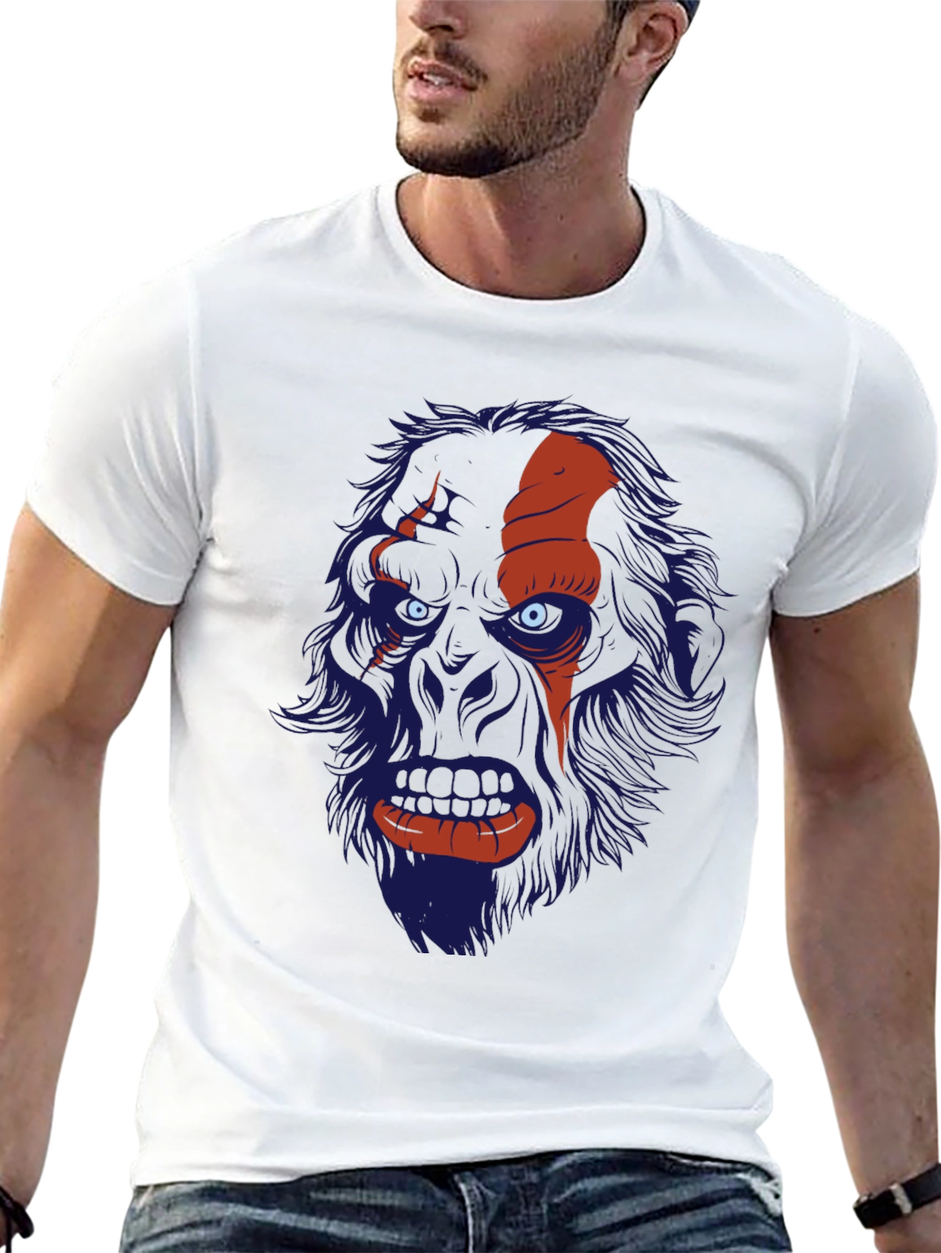 Monster Graphic Tee - Black