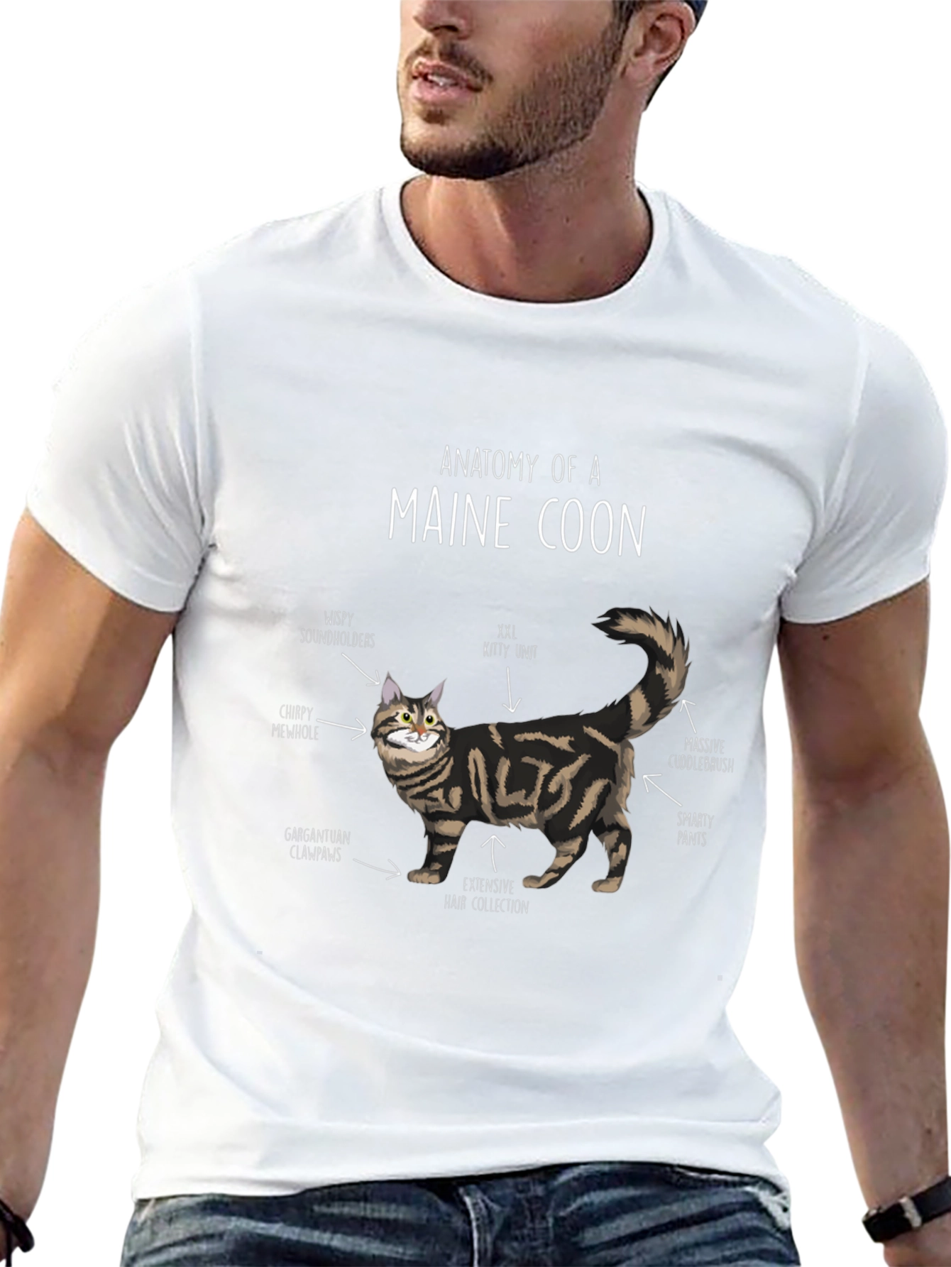 Anatomy of a Maine Coon T-Shirt