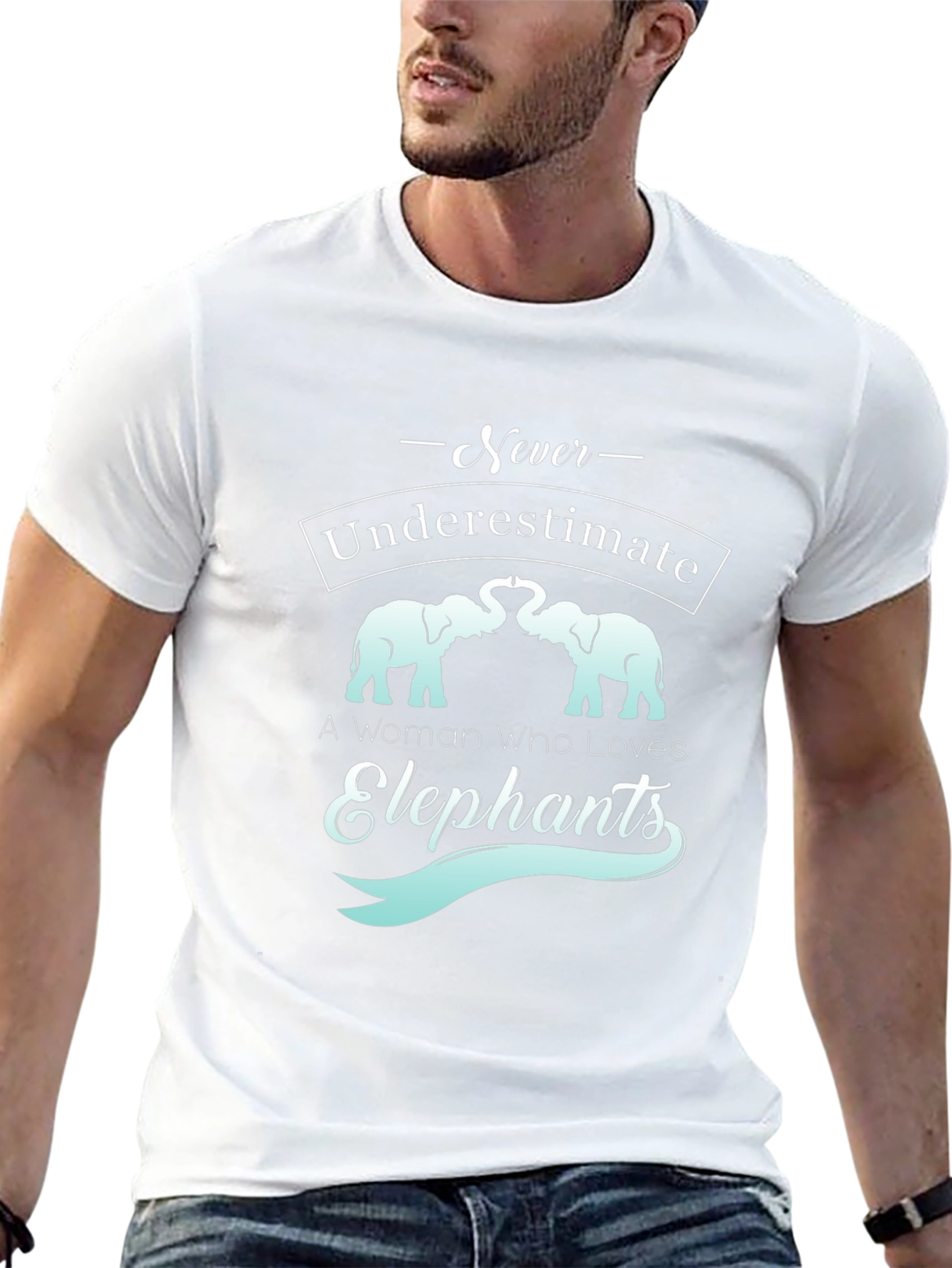 Elephant Lover T-Shirt - Never Underestimate A Woman