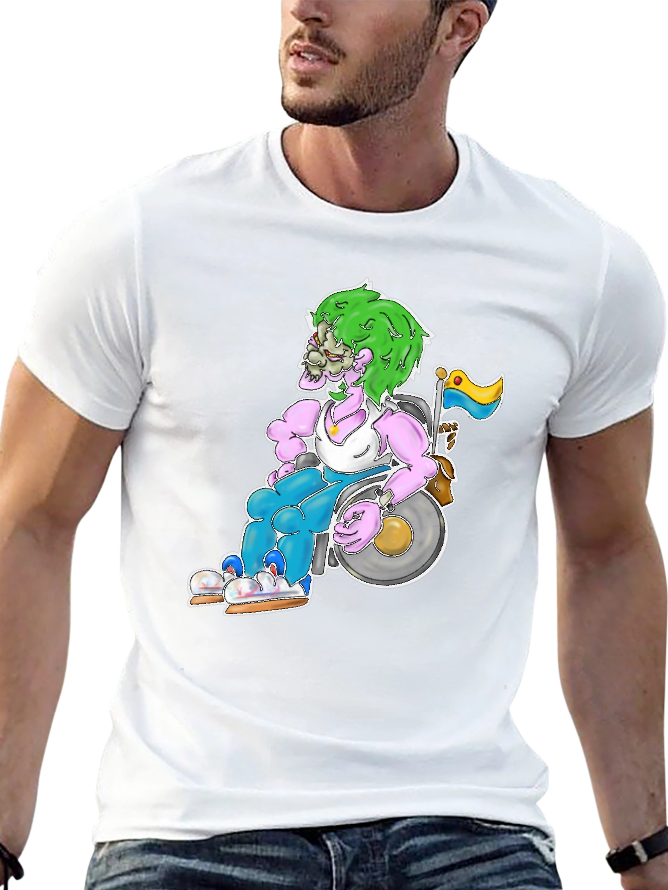 Zombie Wheelchair T-Shirt