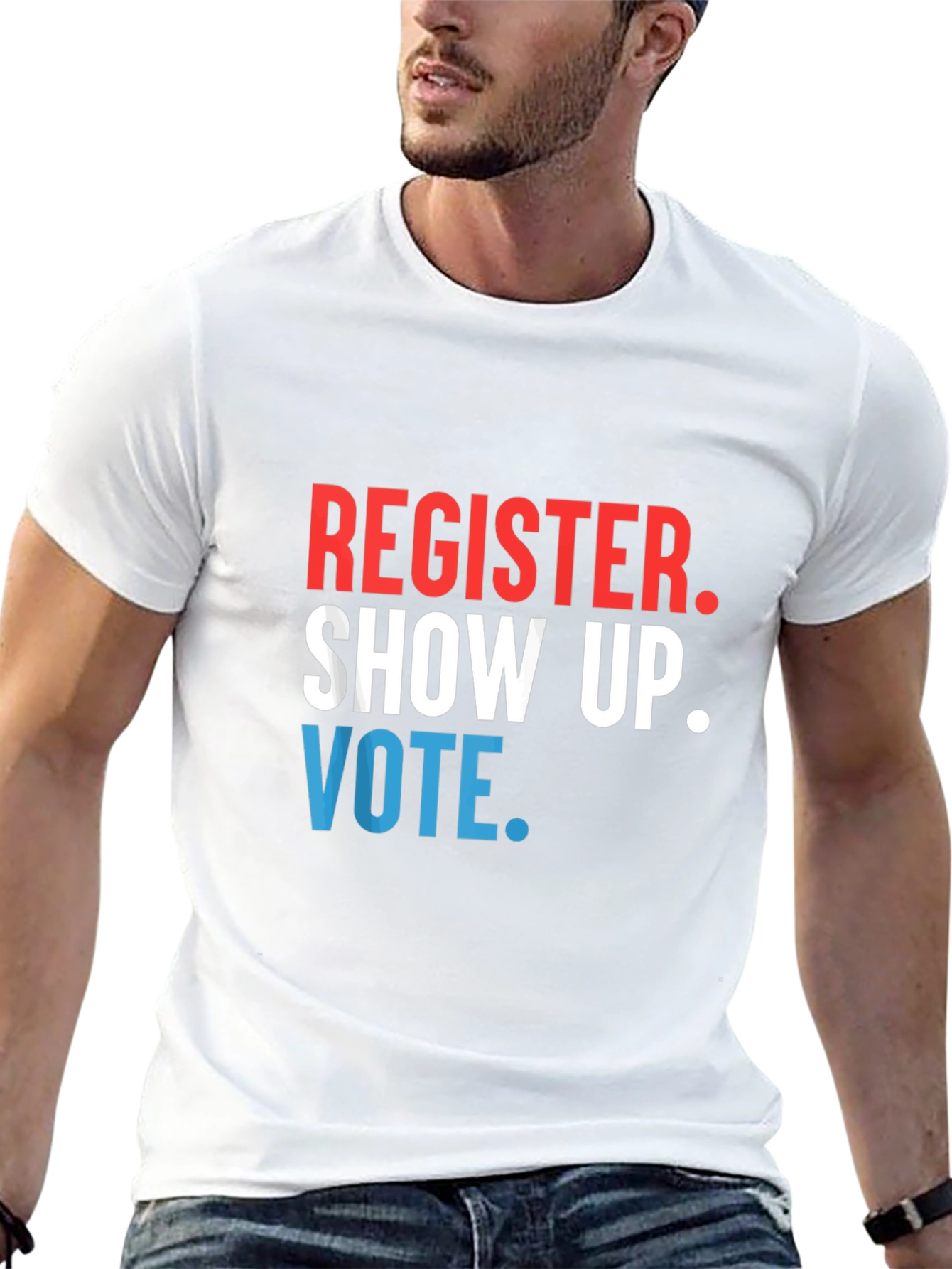 Register Show Up Vote Graphic Tee