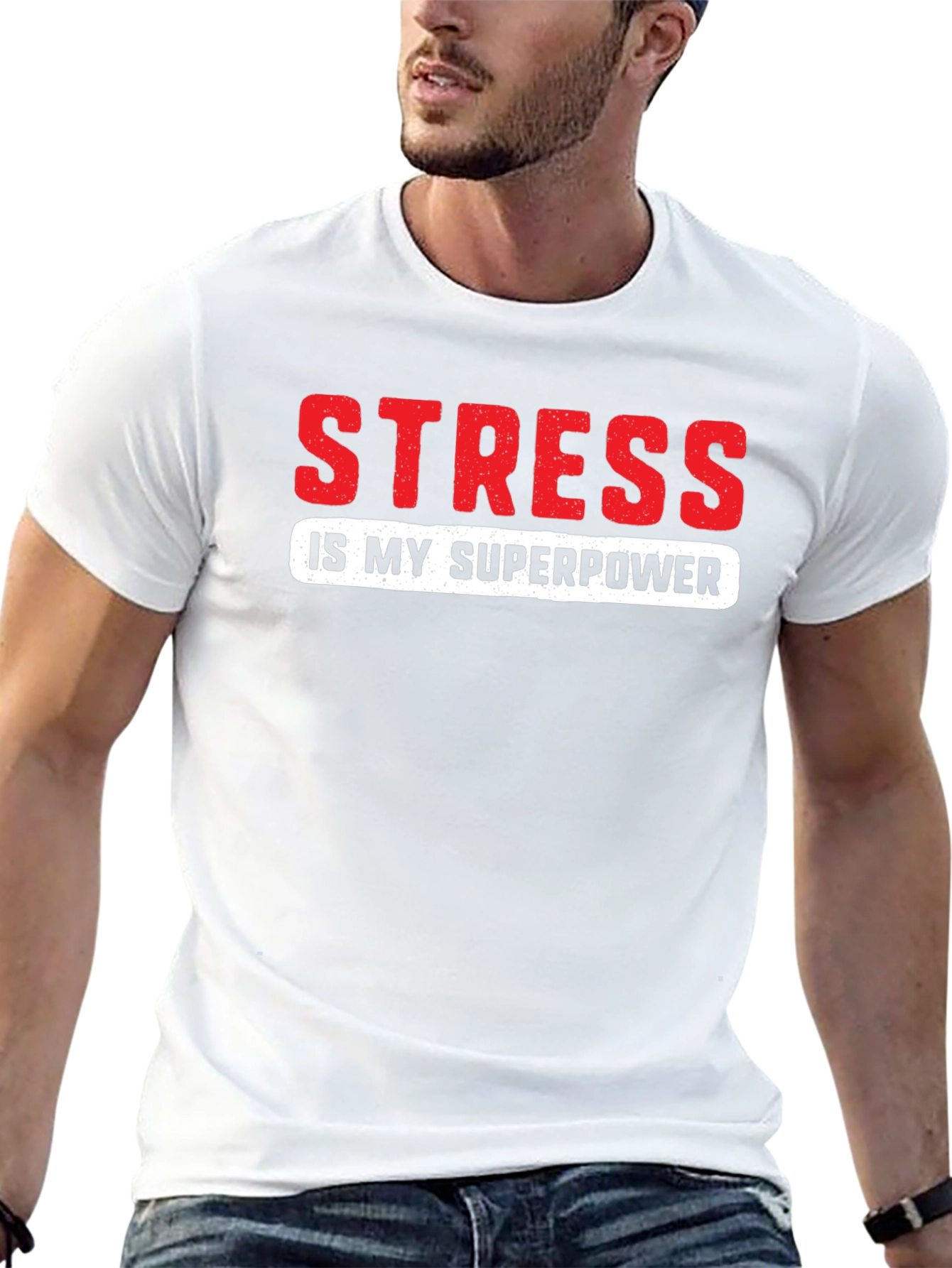 Stress is My Superpower Graphic T-Shirt