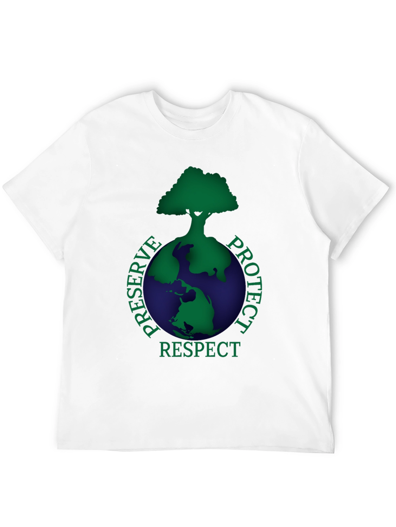 Earth Respect T-Shirt: Preserve Protect Respect Graphic Tee