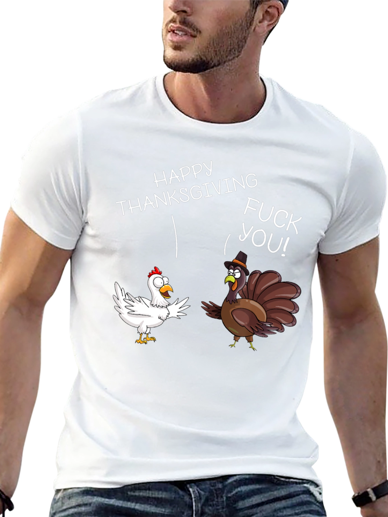 Happy Thanksgiving - Graphic T-Shirt