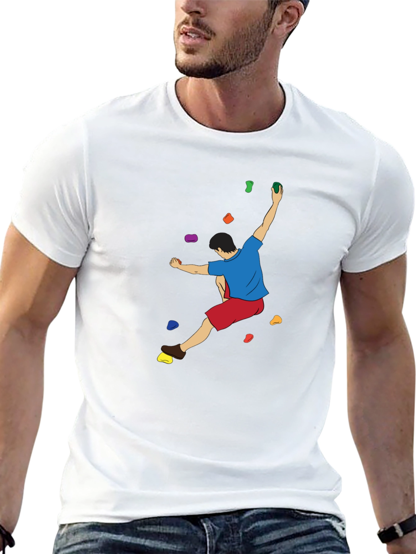Climbing Graphic T-Shirt - Black