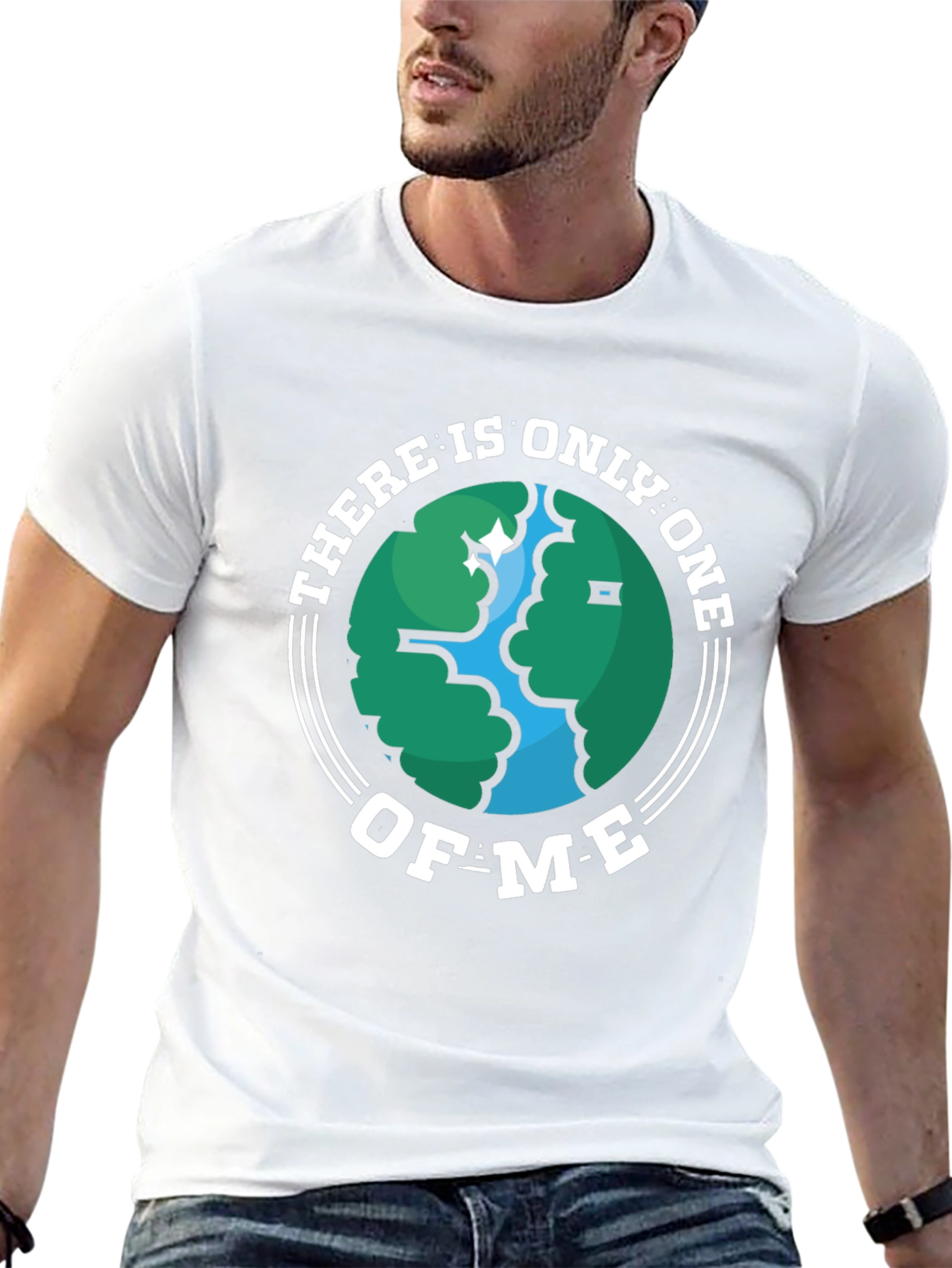 Unique Earth Graphic T-Shirt - One Of Me!