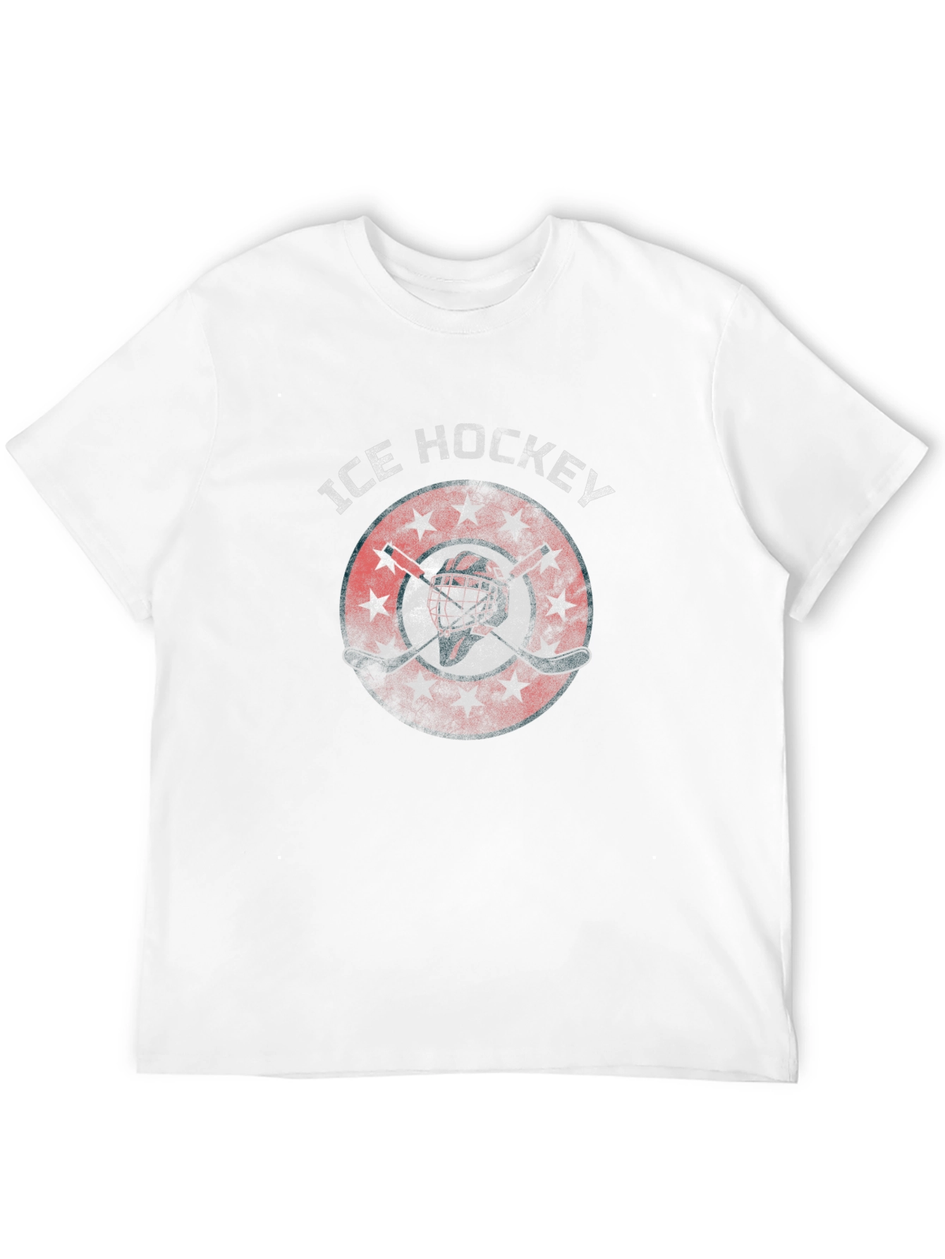Ice Hockey Graphic Print T-Shirt
