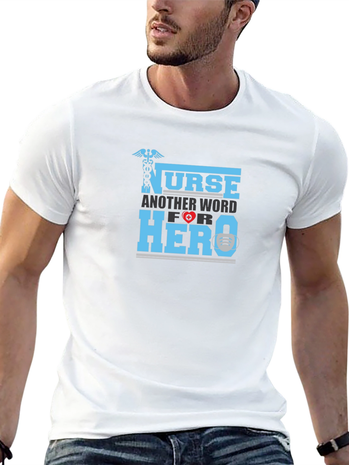 Nurse Hero Graphic T-Shirt