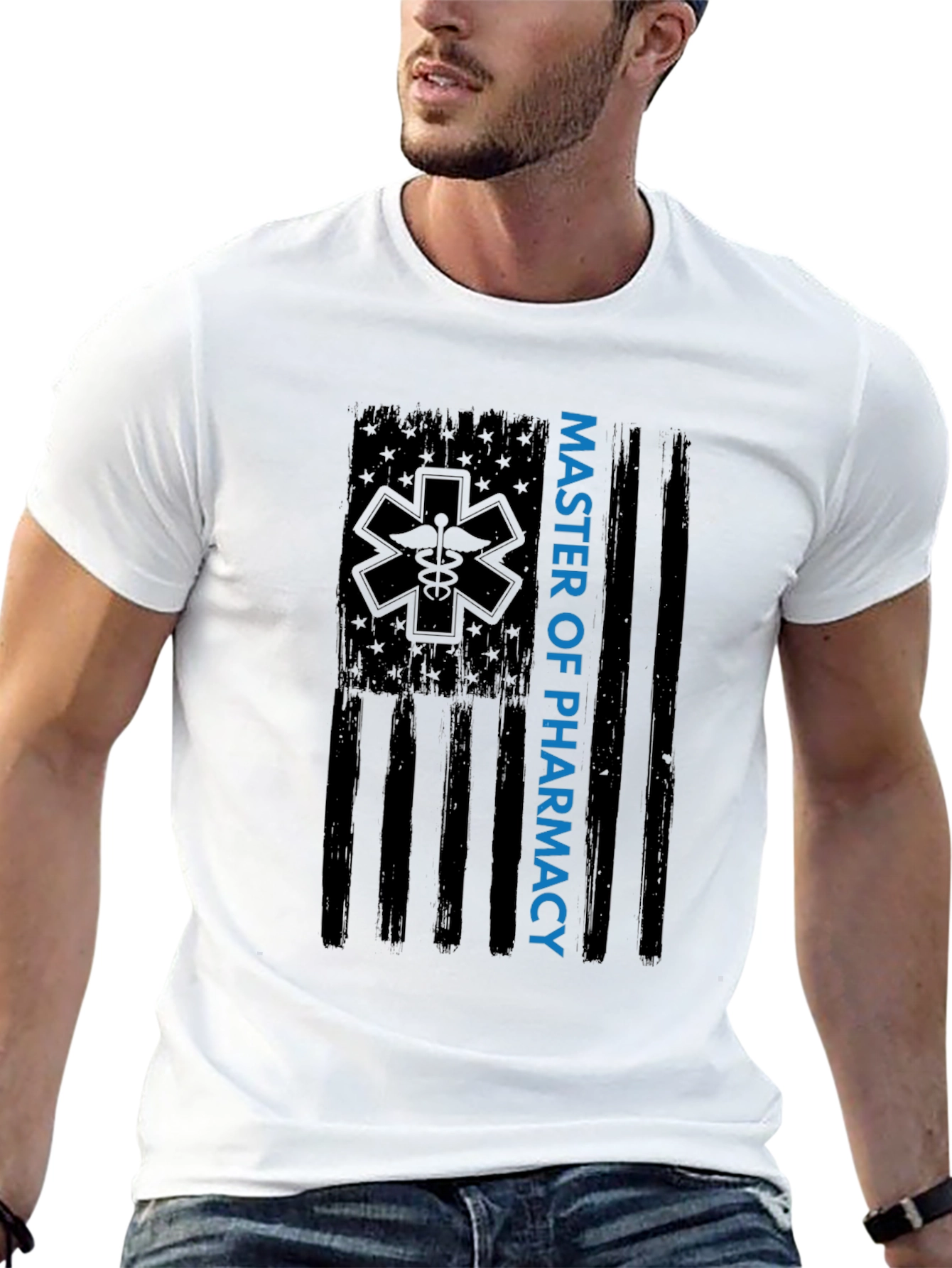 Master of Pharmacy American Flag T-Shirt