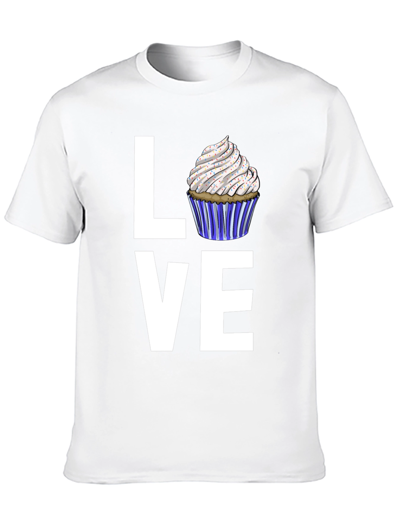 Love Cupcake Graphic Tee - Sweet Treat Shirt