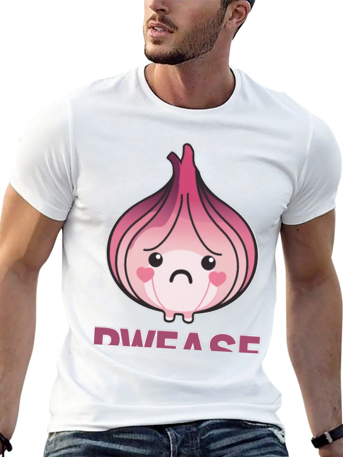 Sad Onion Graphic T-Shirt - Unique Foodie Tee