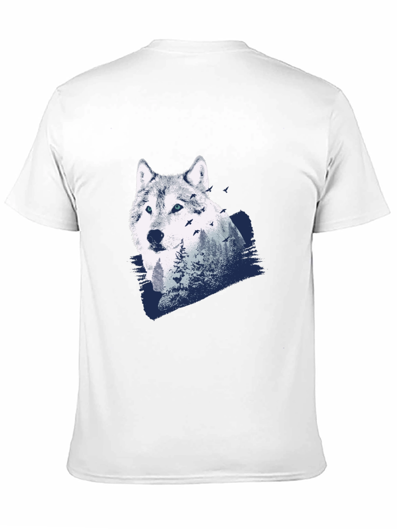 Wolf & Wilderness Graphic Tee - Nature Inspired Shirt