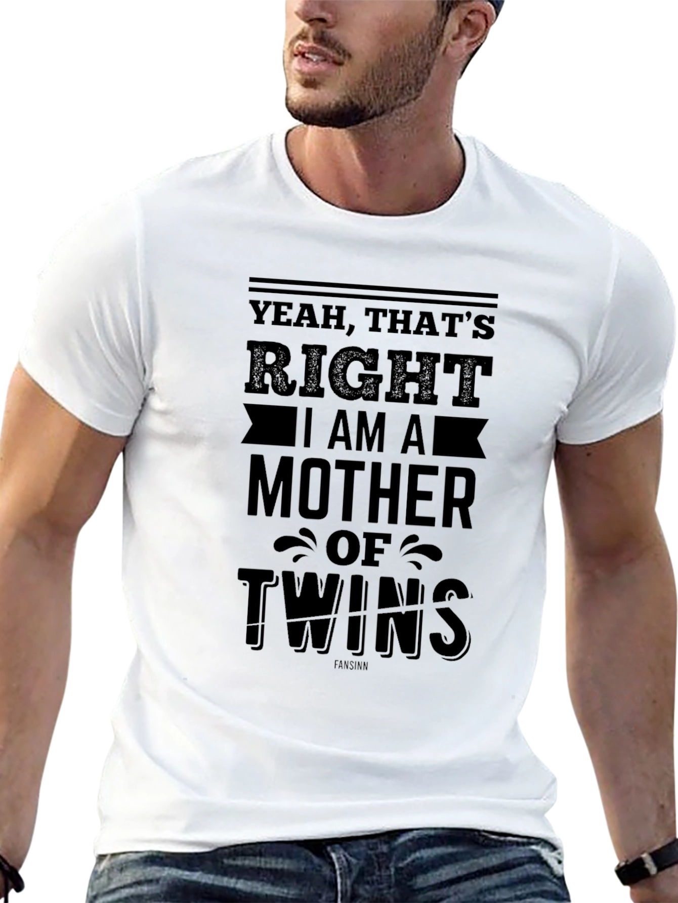 Mother of Twins Black T-Shirt