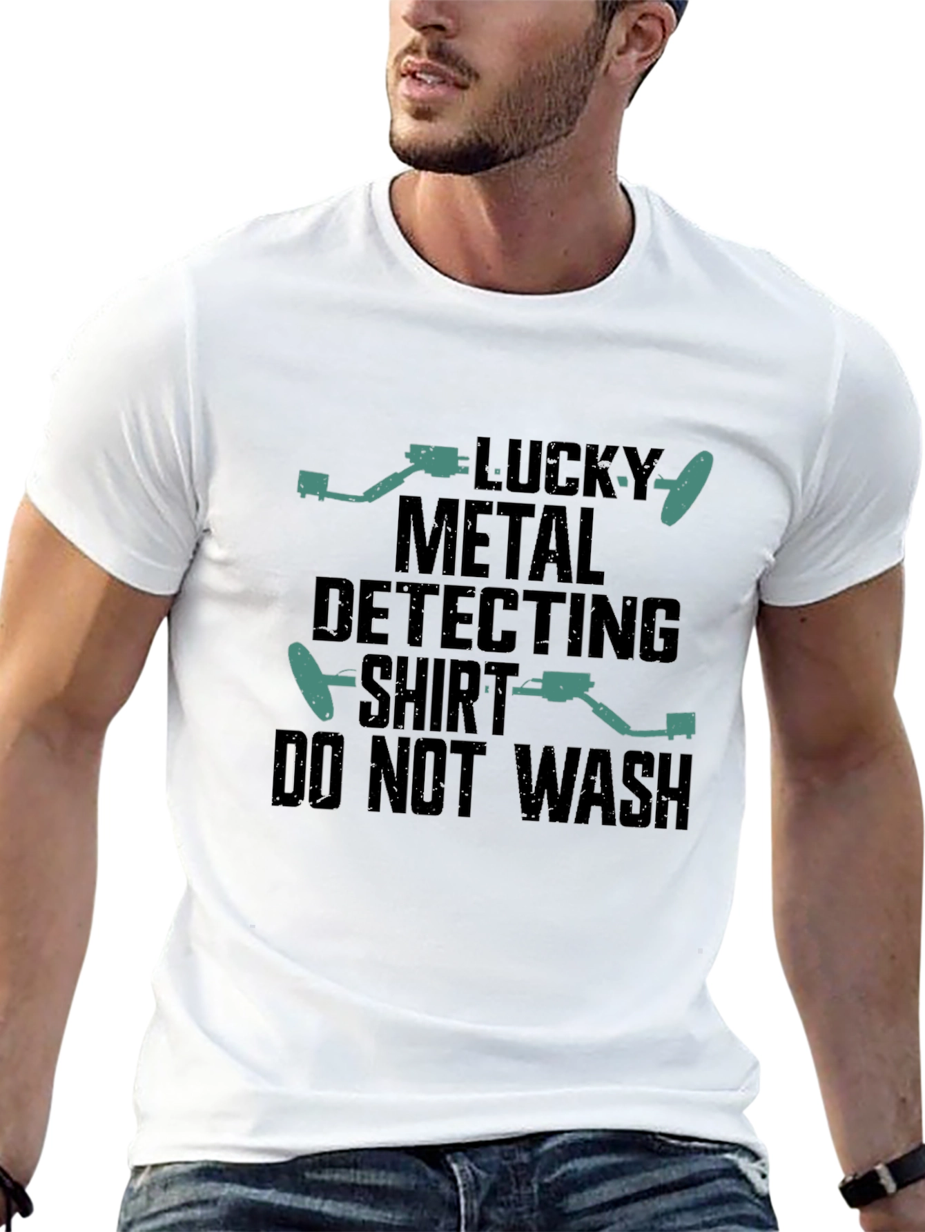 Lucky Metal Detecting Shirt - Funny Hobby Tee