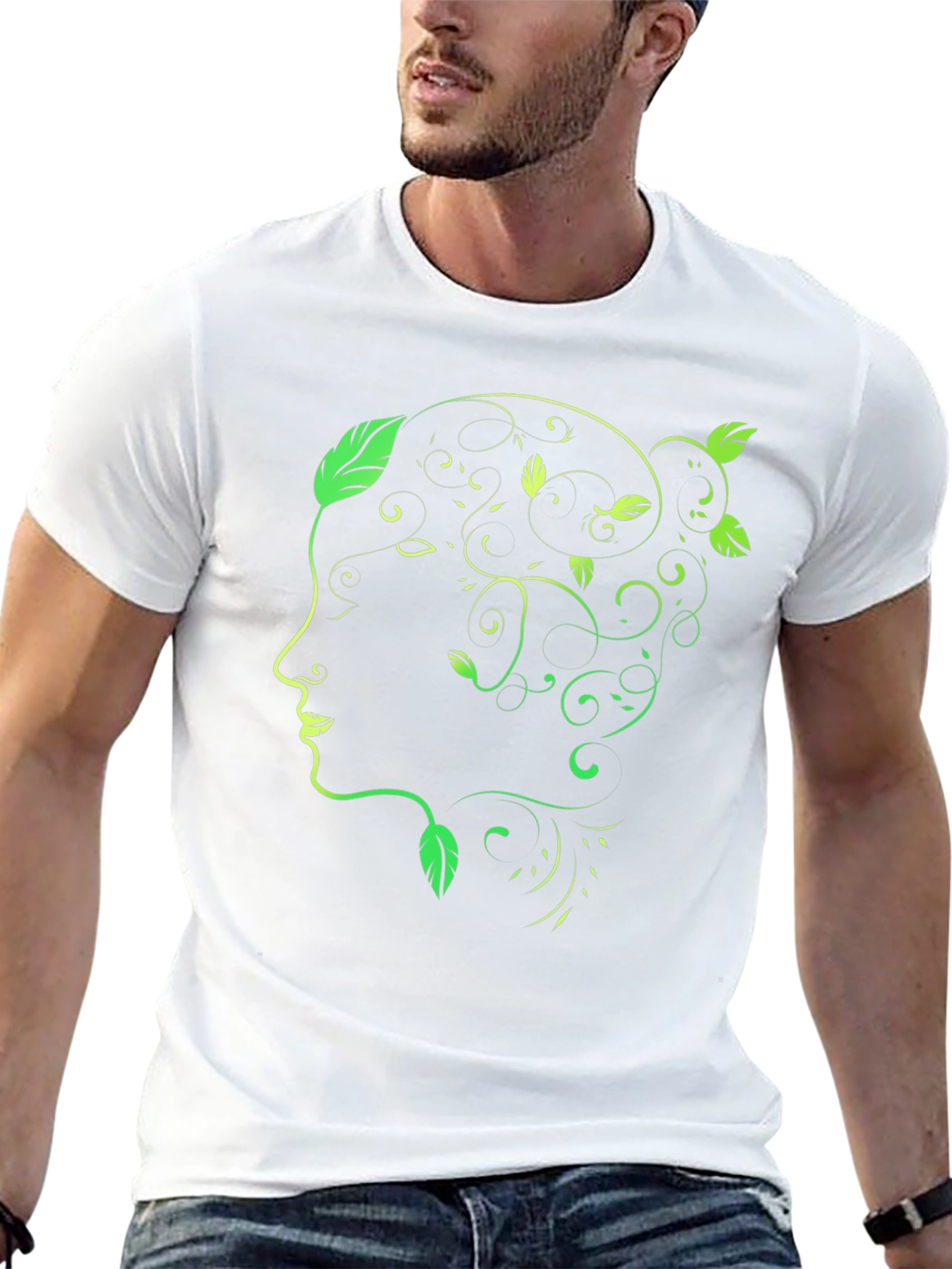 Natures Embrace Black Graphic Tee