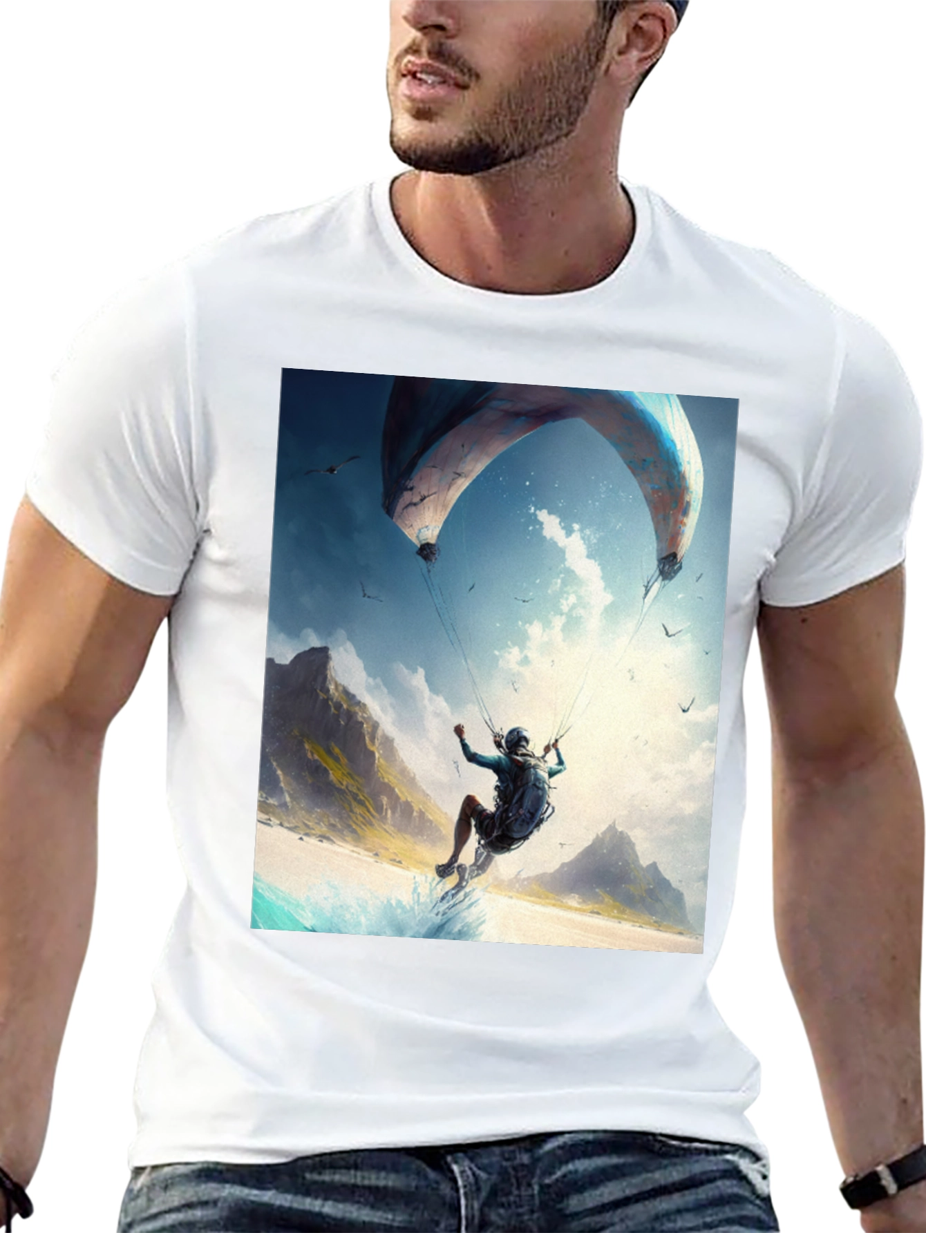 Paragliding Adventure Graphic Tee