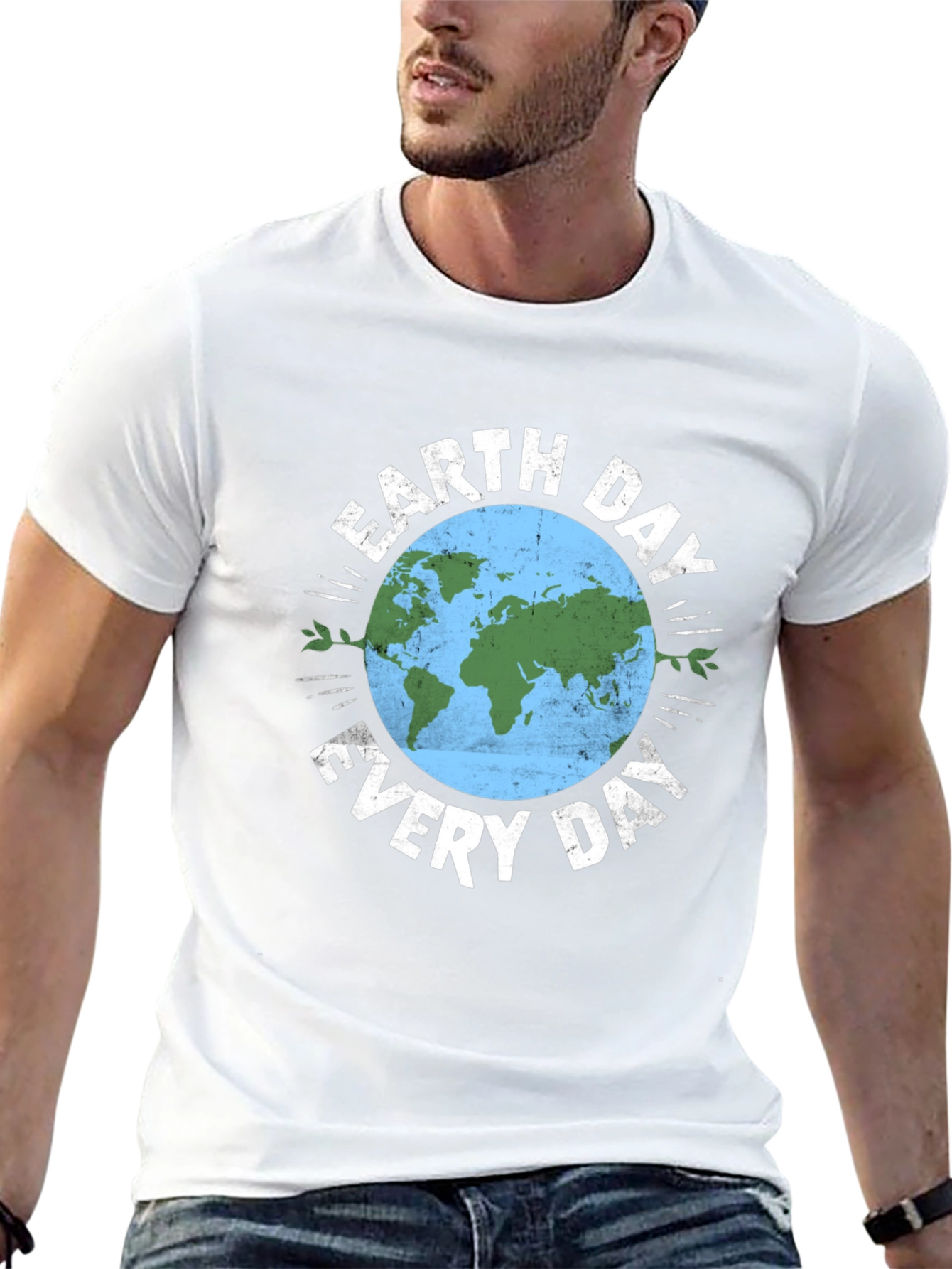 Earth Day Everyday Graphic Tee - Black