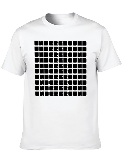 Underground Grid Graphic T-Shirt - Soft Cotton Blend