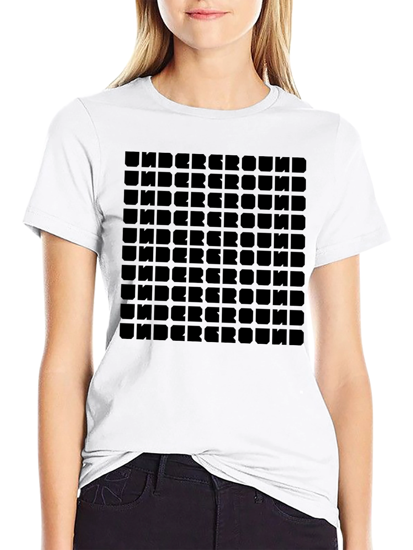 Underground Grid Graphic T-Shirt - Soft Cotton Blend