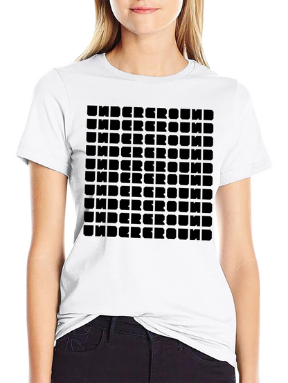 Underground Grid Graphic T-Shirt - Soft Cotton Blend