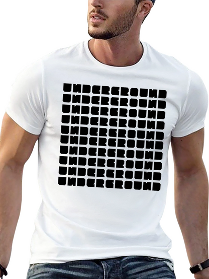 Underground Grid Graphic T-Shirt - Soft Cotton Blend