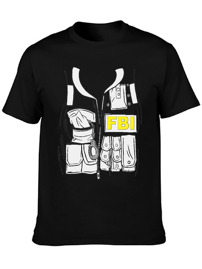 FBI Costume T-Shirt - Novelty Graphic Tee
