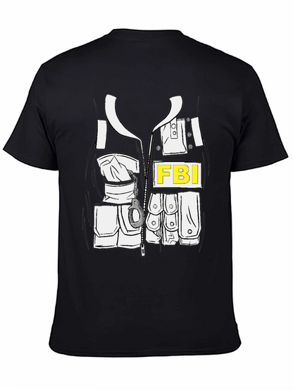FBI Costume T-Shirt - Novelty Graphic Tee