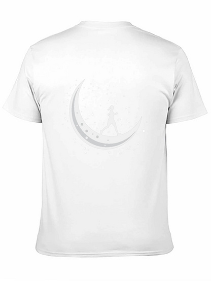 Moon Runner Graphic Tee - Black