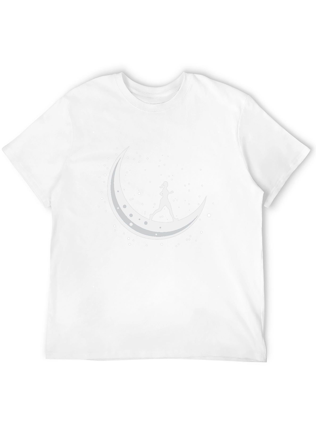 Moon Runner Graphic Tee - Black