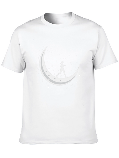 Moon Runner Graphic Tee - Black