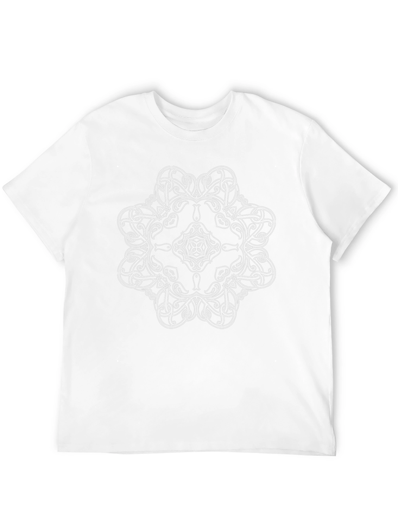 Celtic Knot Mandala Graphic Tee - Black