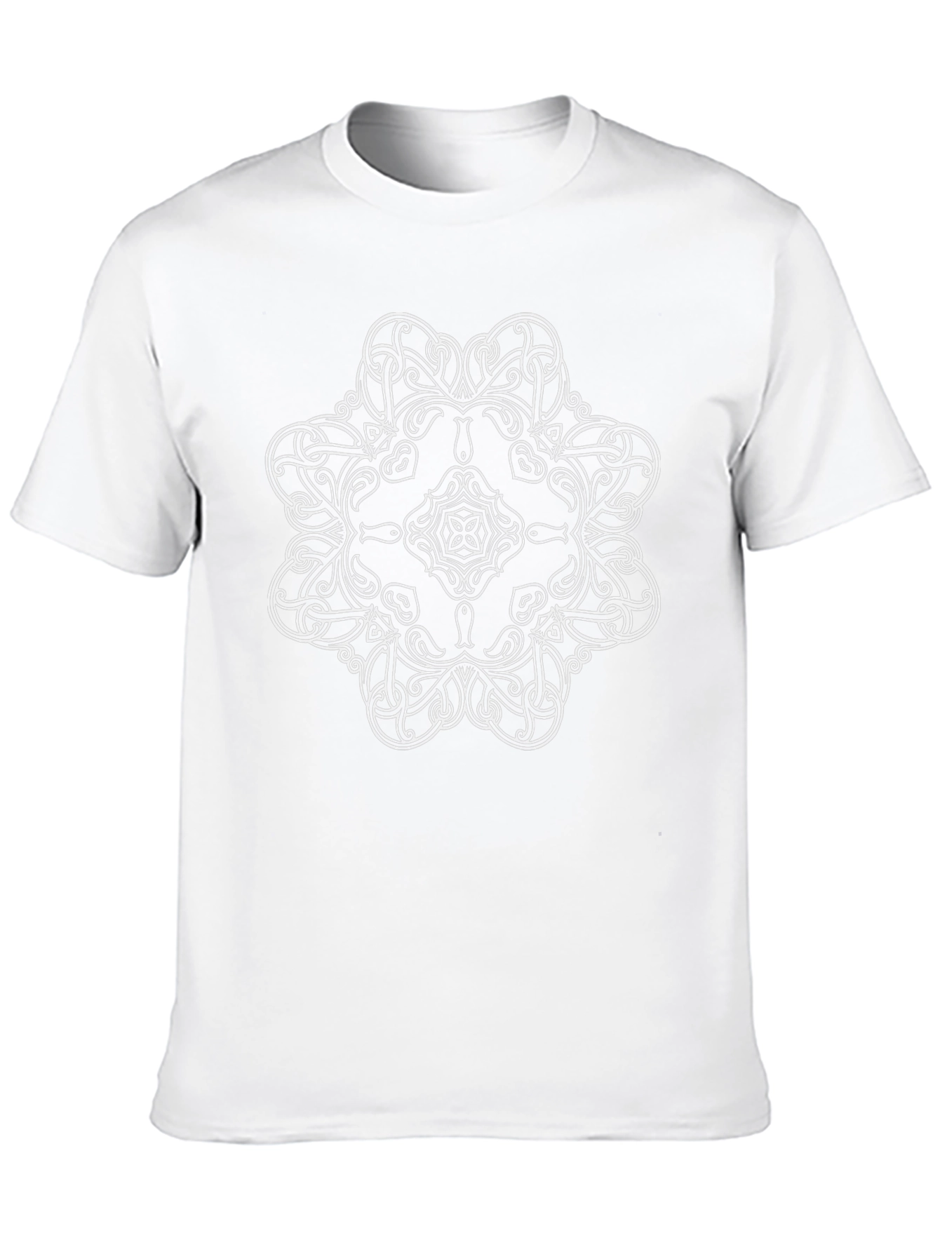 Celtic Knot Mandala Graphic Tee - Black