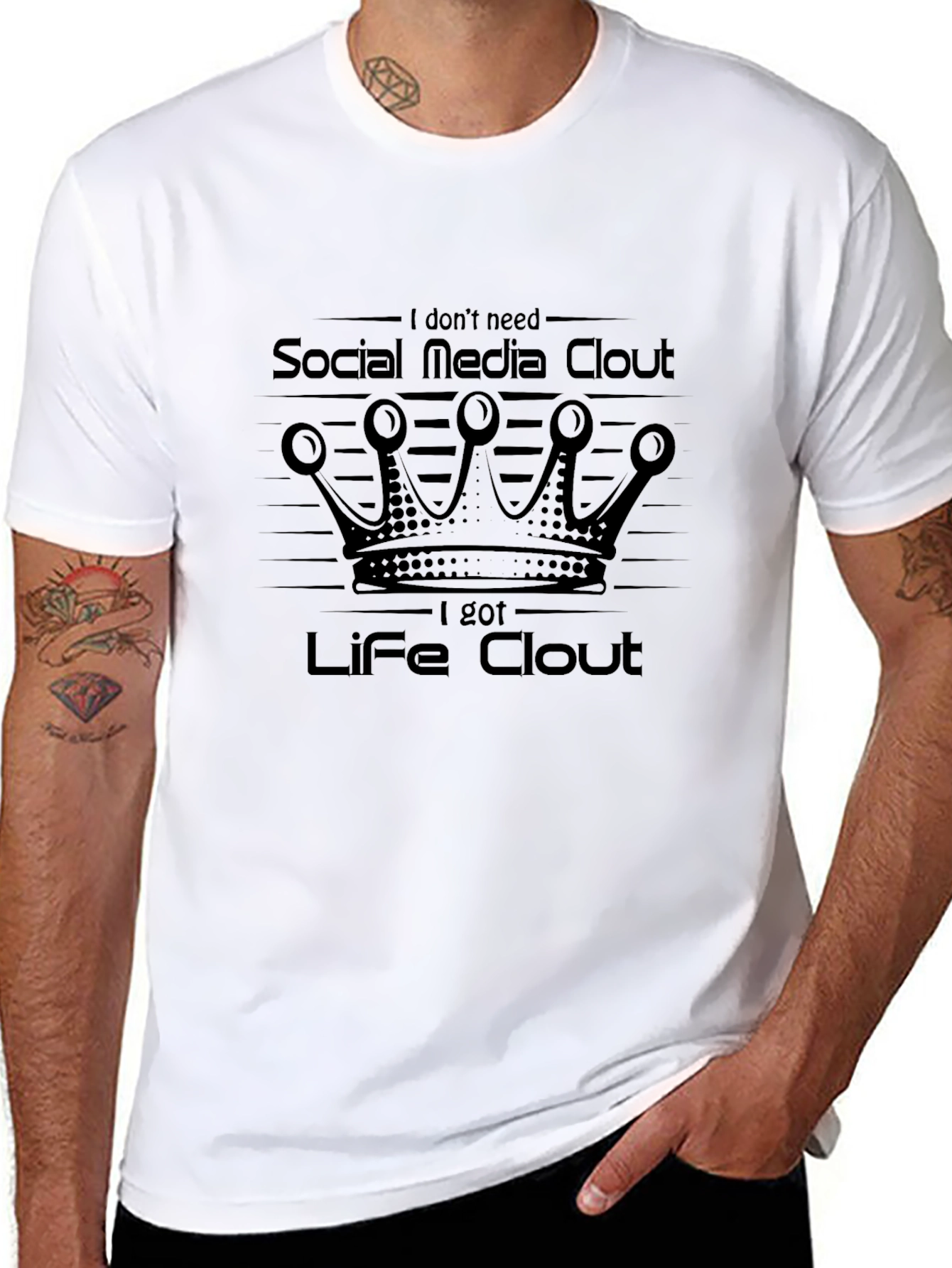 Life Clout T-Shirt - Social Media Statement Tee