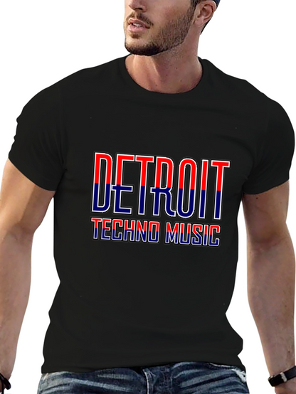 Detroit Techno Music Graphic T-Shirt